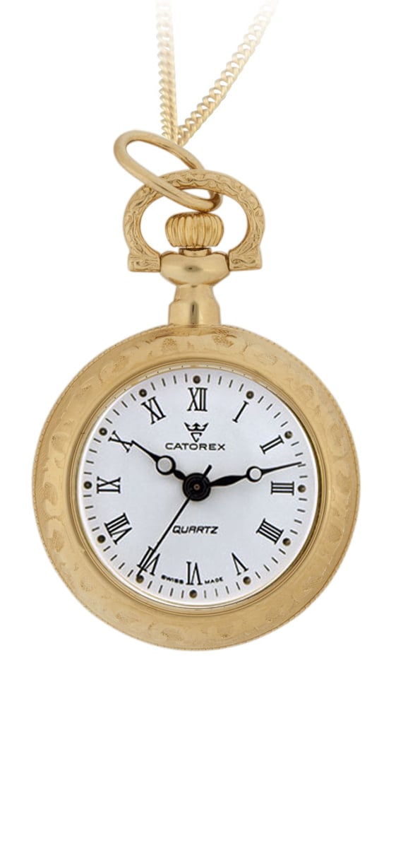 Catorex: Mens La Pautele Pocket Gold Watch