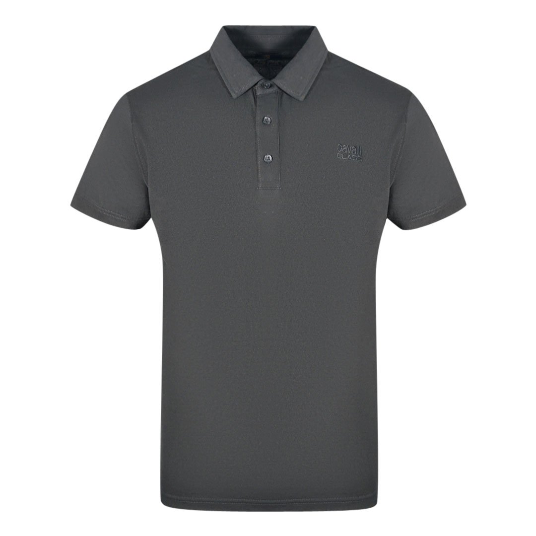 Cavalli Class Black Cotton Men Polo main image 0