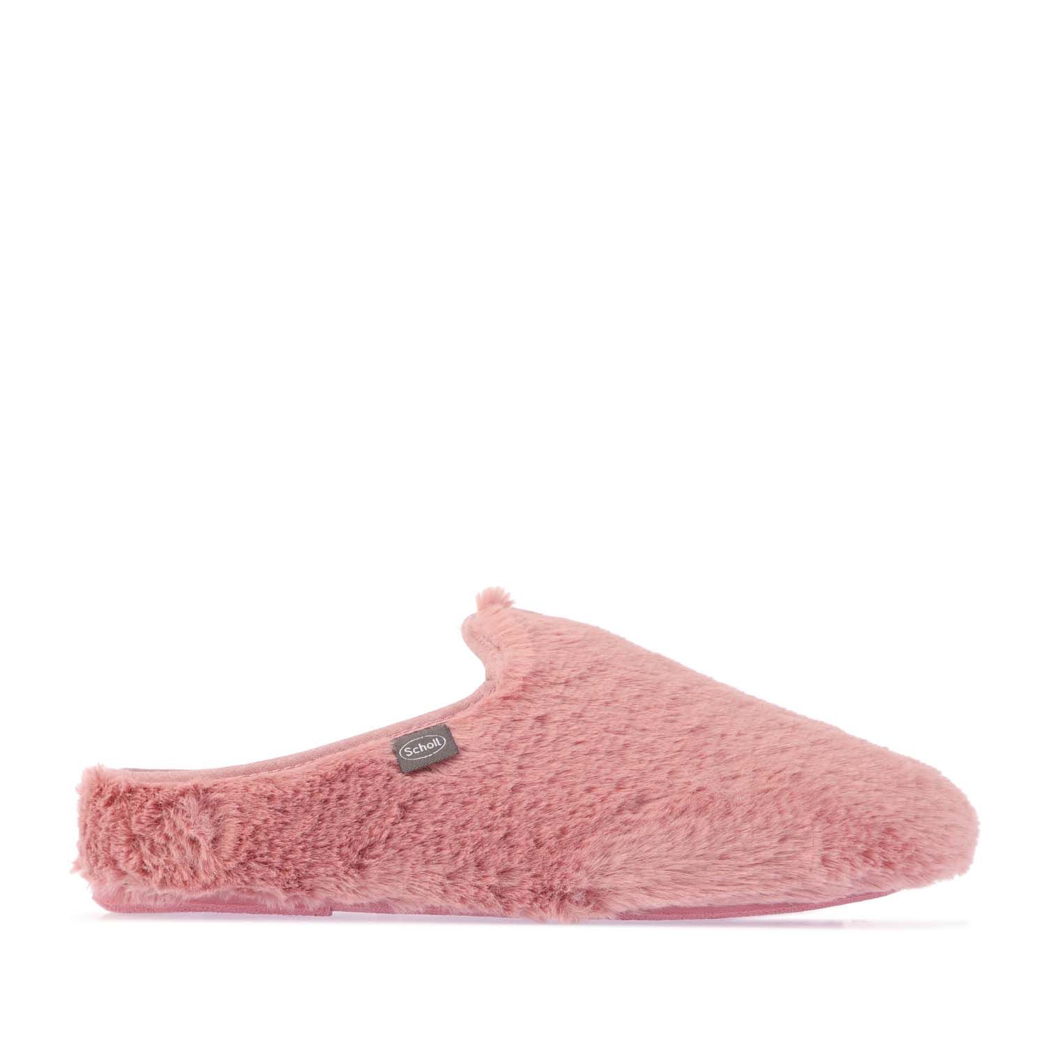 Sandale D'intérieur Scholl Maddy Pour Femme - Doublure Fausse Fourrure - Semelle Bioprint® Confortable