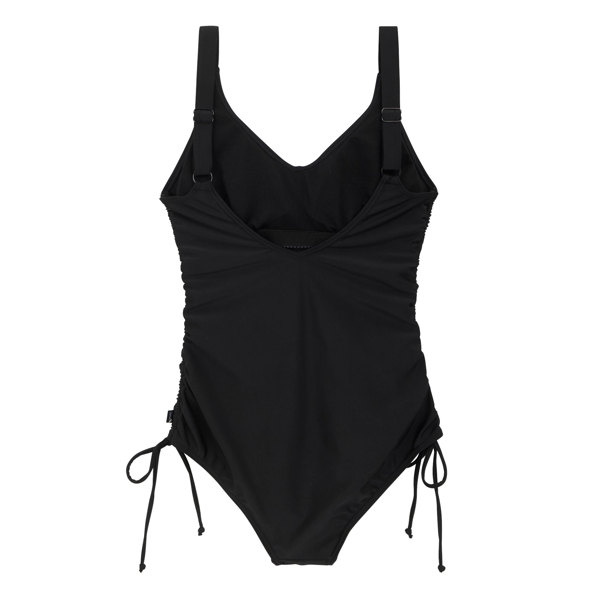 Regatta Womens/Ladies Alinae Plain One Piece Swimsuit (Black)