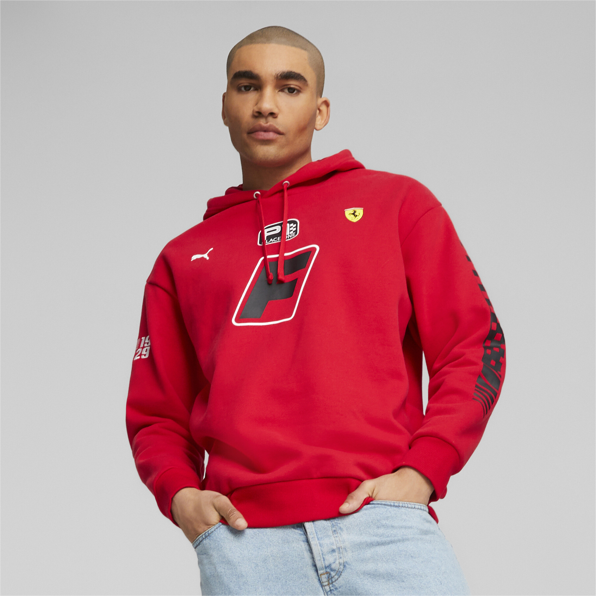 Ferrari hoodie clearance red