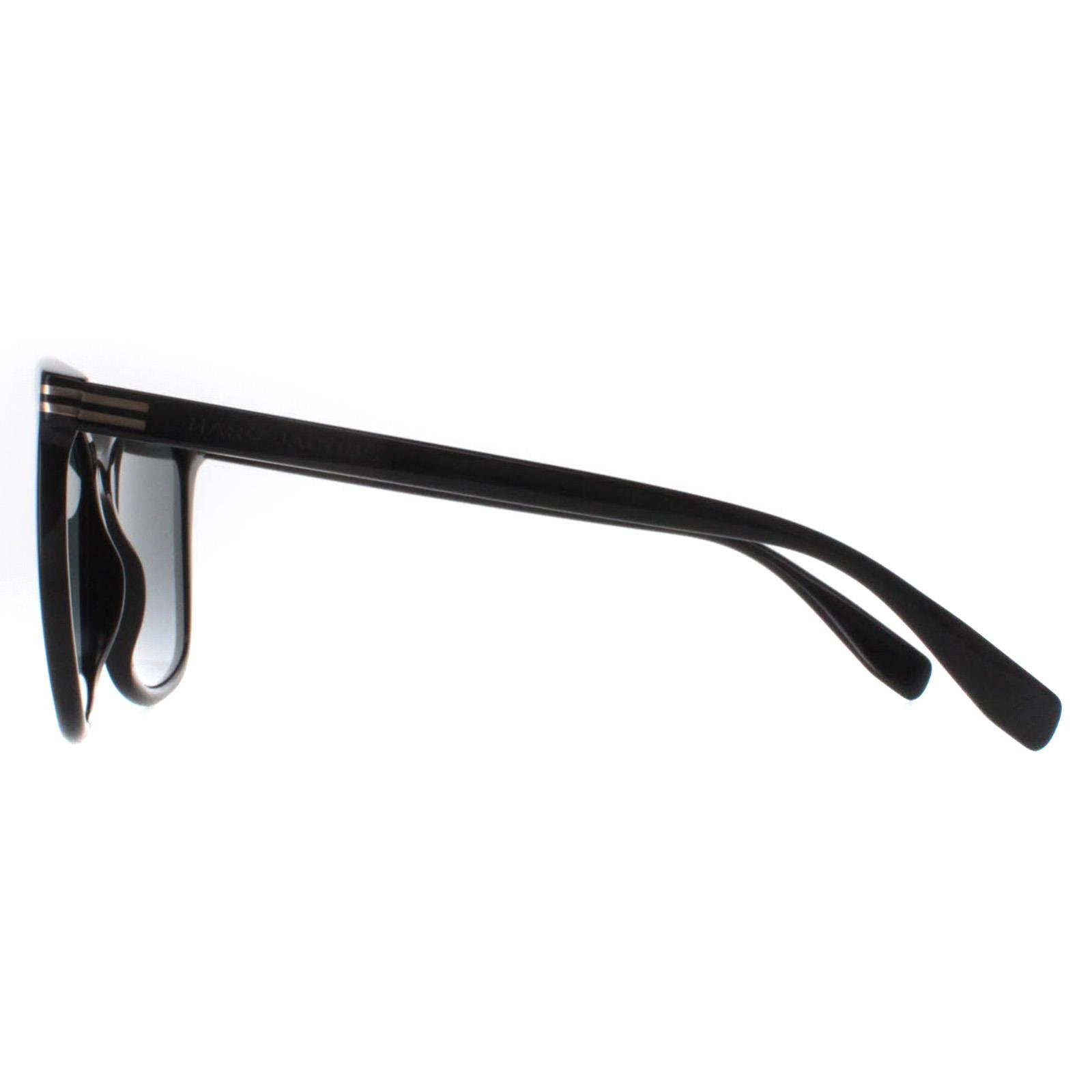 Marc Jacobs Butterfly Womens Shiny Black Dark Grey Gradient MJ 1106/S