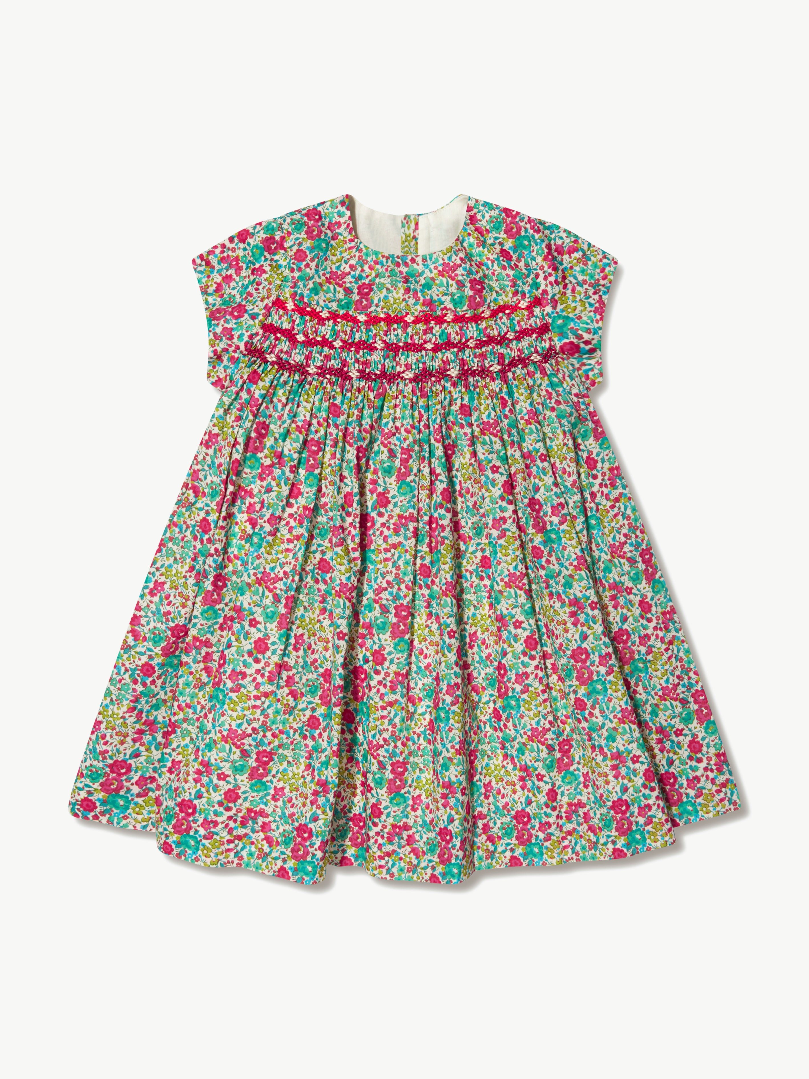 Bonpoint Baby Girls Goldina Dress in Red