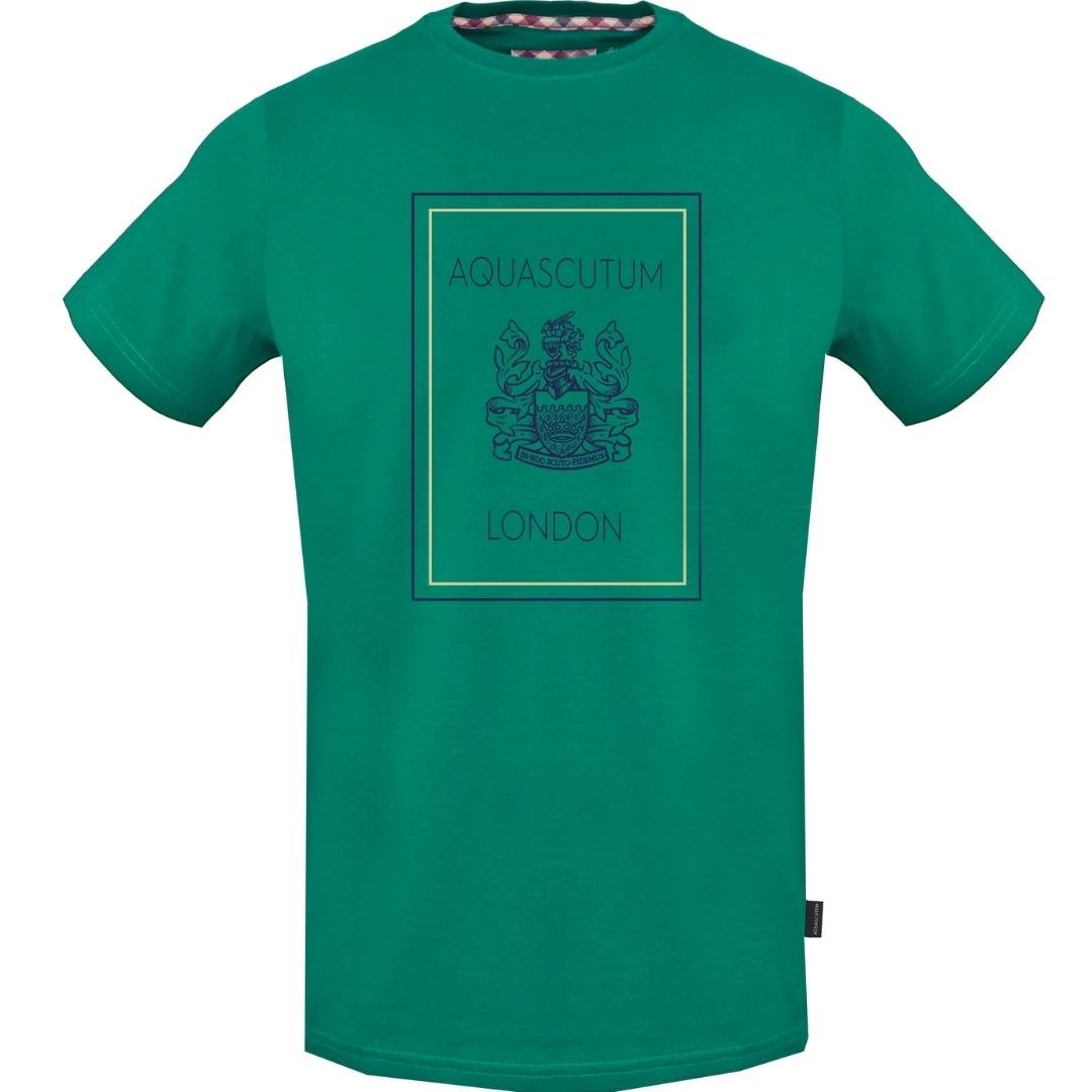 Aquascutum London Circle Logo Sky Blue T Shirt main image 0