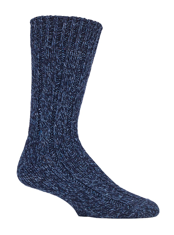 Pennine Walker - 1 Paire Homme Chaussettes Laine pour Bottes,Randonnà e Trekking - Bleu Marine