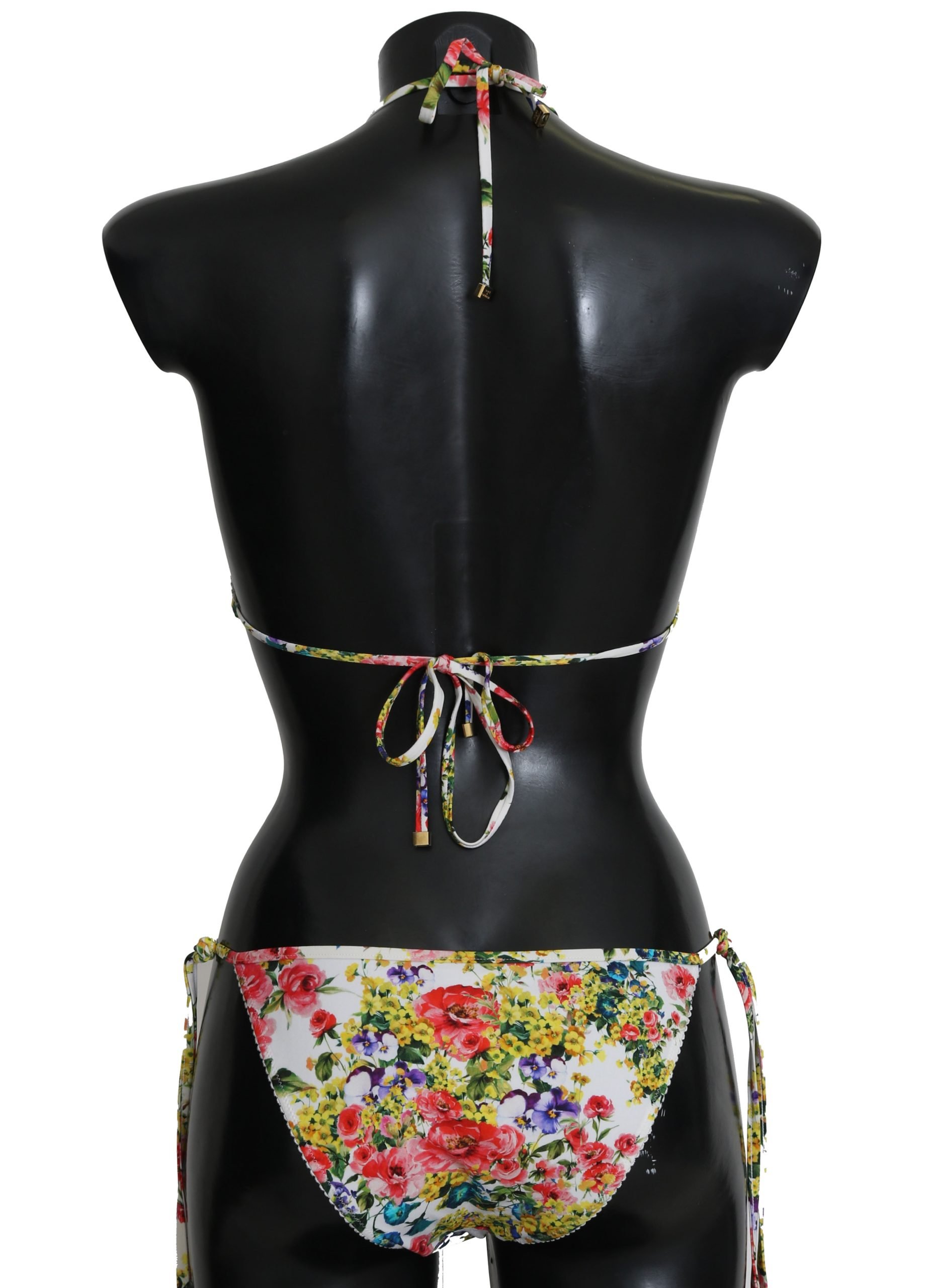 Silvian Heach - Pantalon court en coton crà ̈me à taille moyenne pour femme