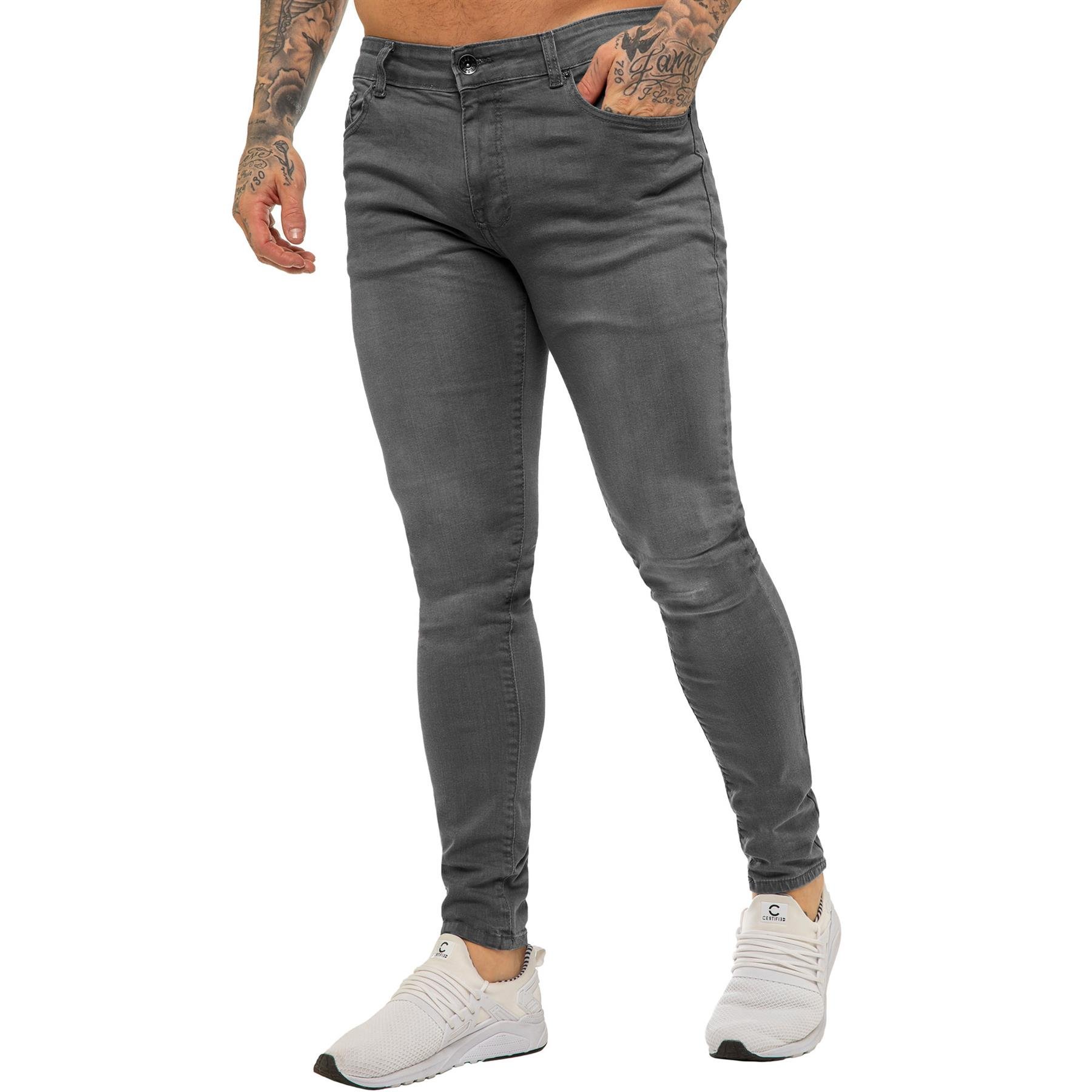 Jeans Skinny Uomo Enzo | Taglio Aderente In Denim