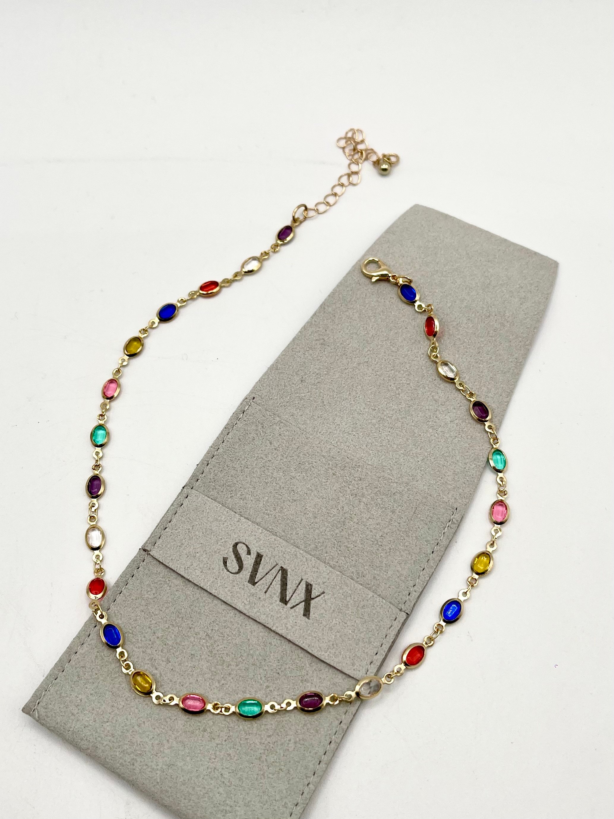 Oval Chain & Scarf Multi-Layer Necklace Set main image 0