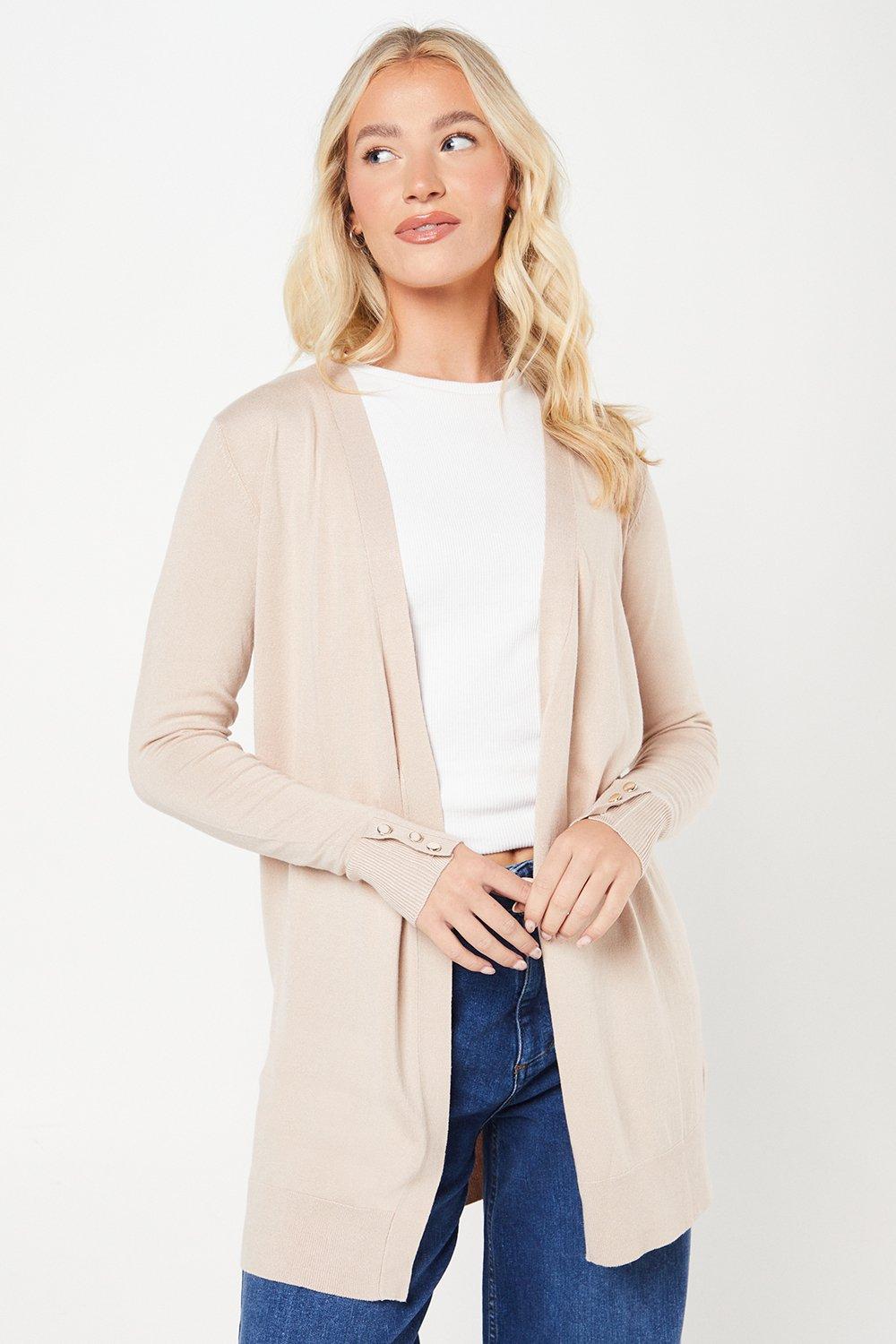 Double Take Floral Button Down Longline Cardigan main image 0