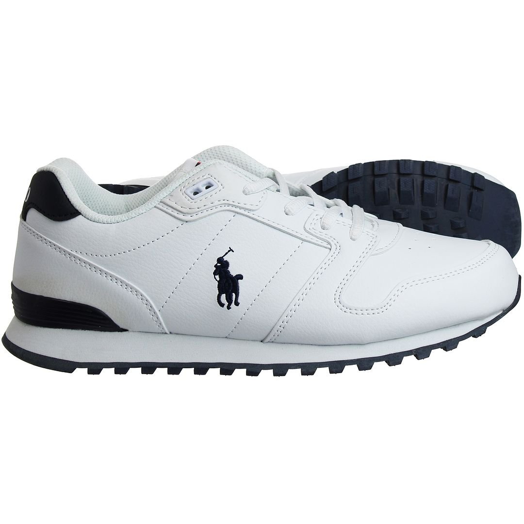 ralph lauren white trainers womens