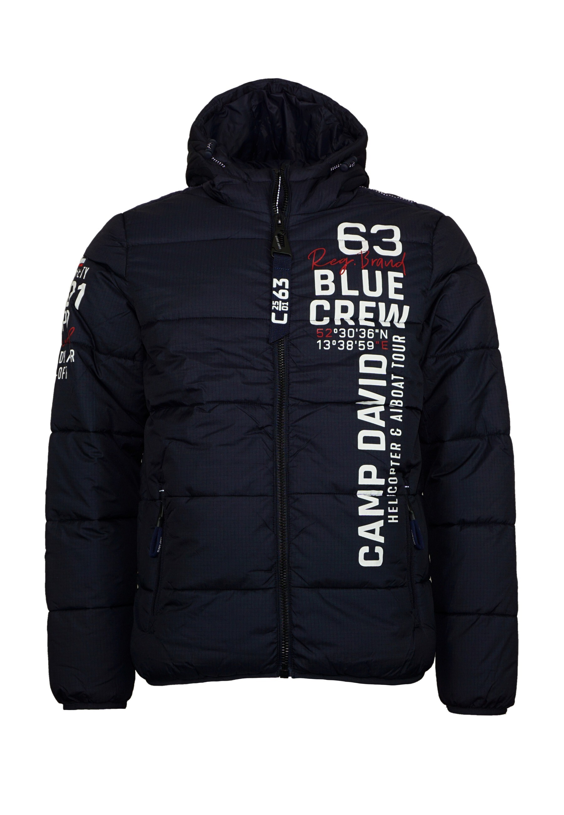 David Jacke Sweatjacken Camp David Camp David Sweatjacke Rot Jacke