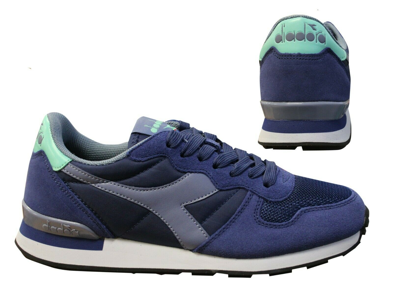 Diadora Camaro Mens Blue Trainers