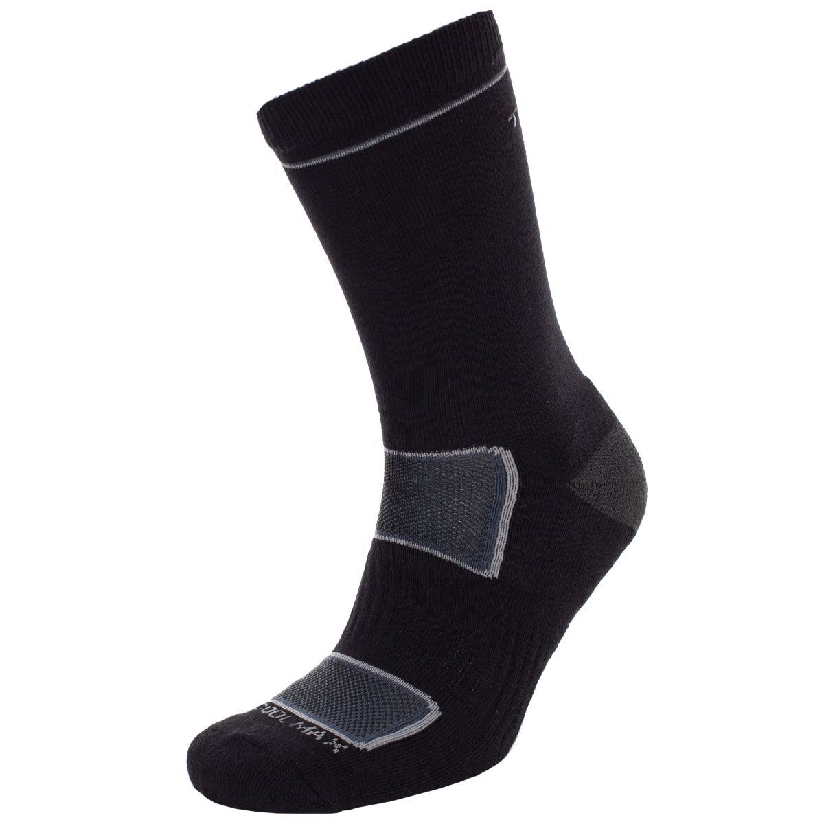 Trespass Herren Rizzle Eco Socken (Schwarz)