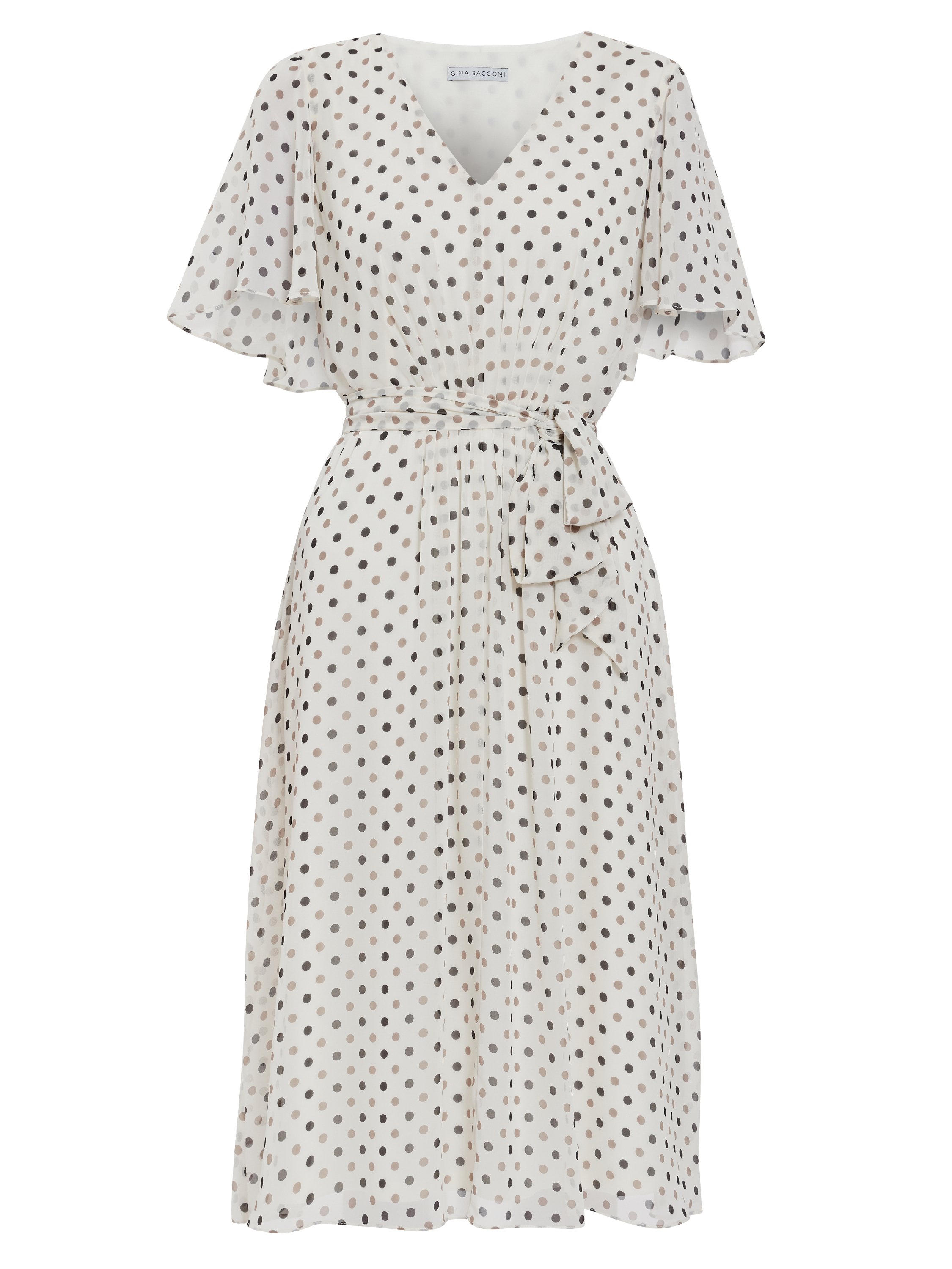 Gina bacconi spot dress sale