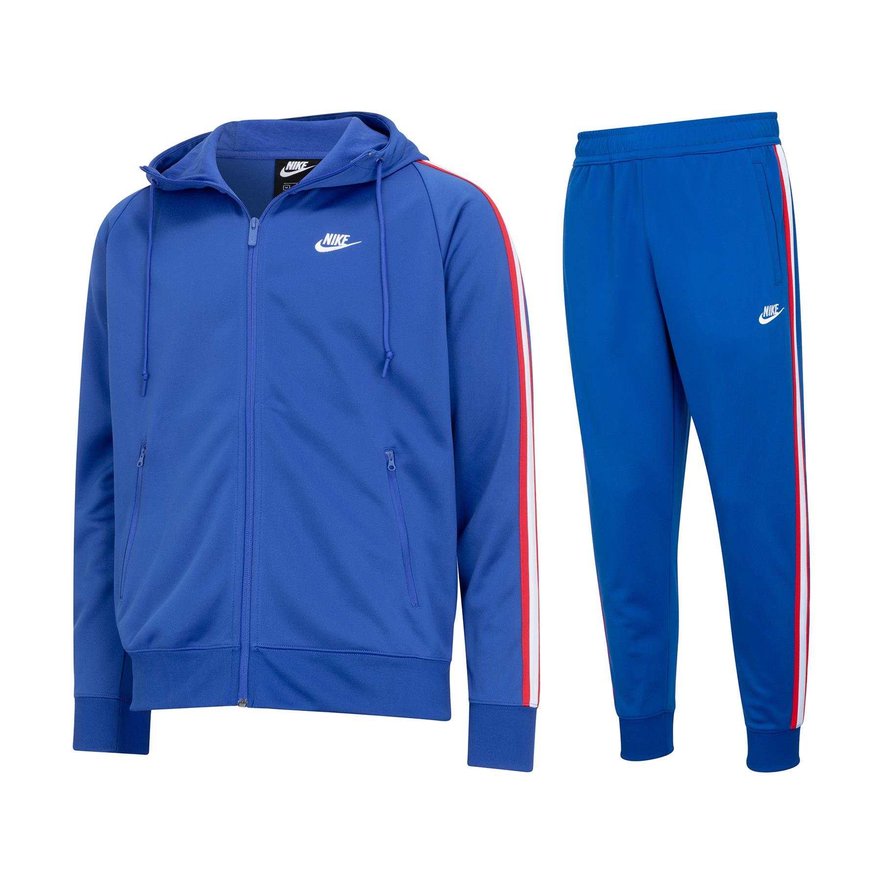 Nike Sportswear Tribute Full Zip Tracksuit in Blue