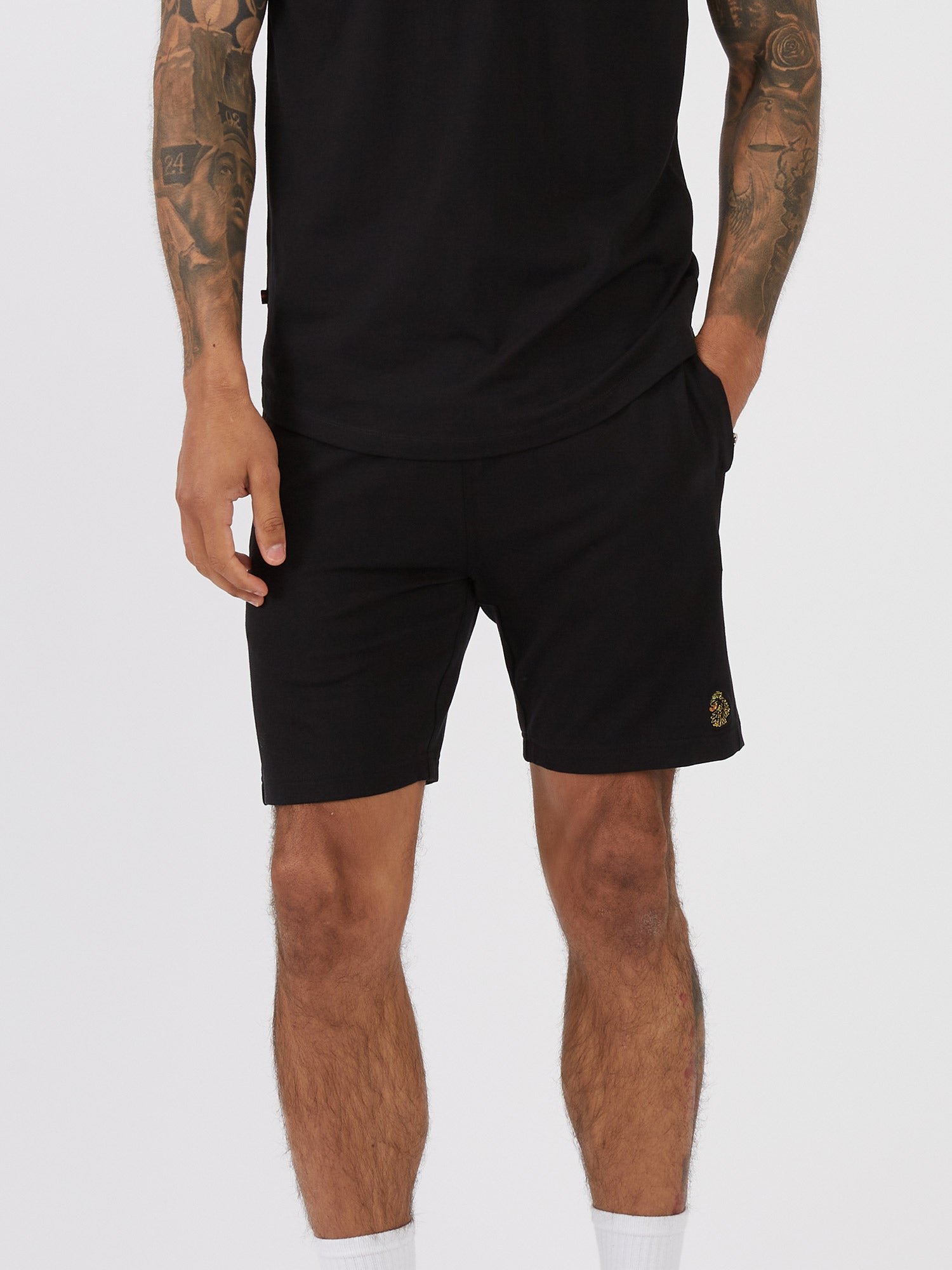 Luke 1977 Men's Smashing Sweat Shorts in Black