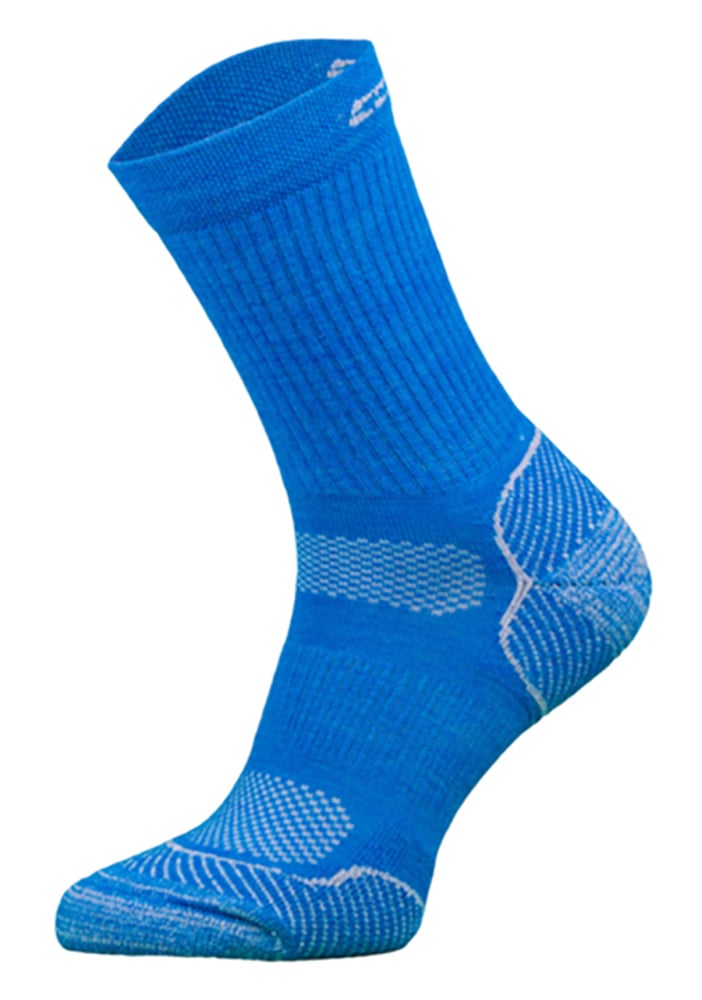 COMODO - Chaussettes Sport Compression Homme Femme | Bas Running - 1 Paire - Bleu
