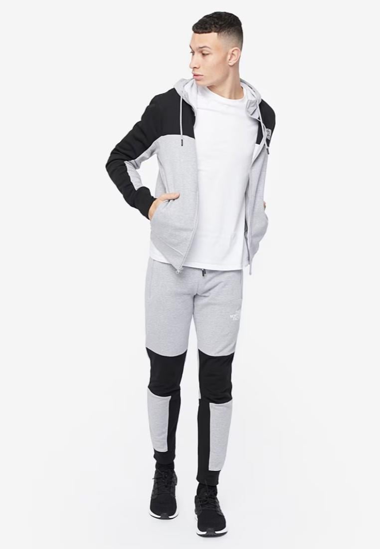 The North Face Mens Himalayan Zip Up Tracksuit in Grey