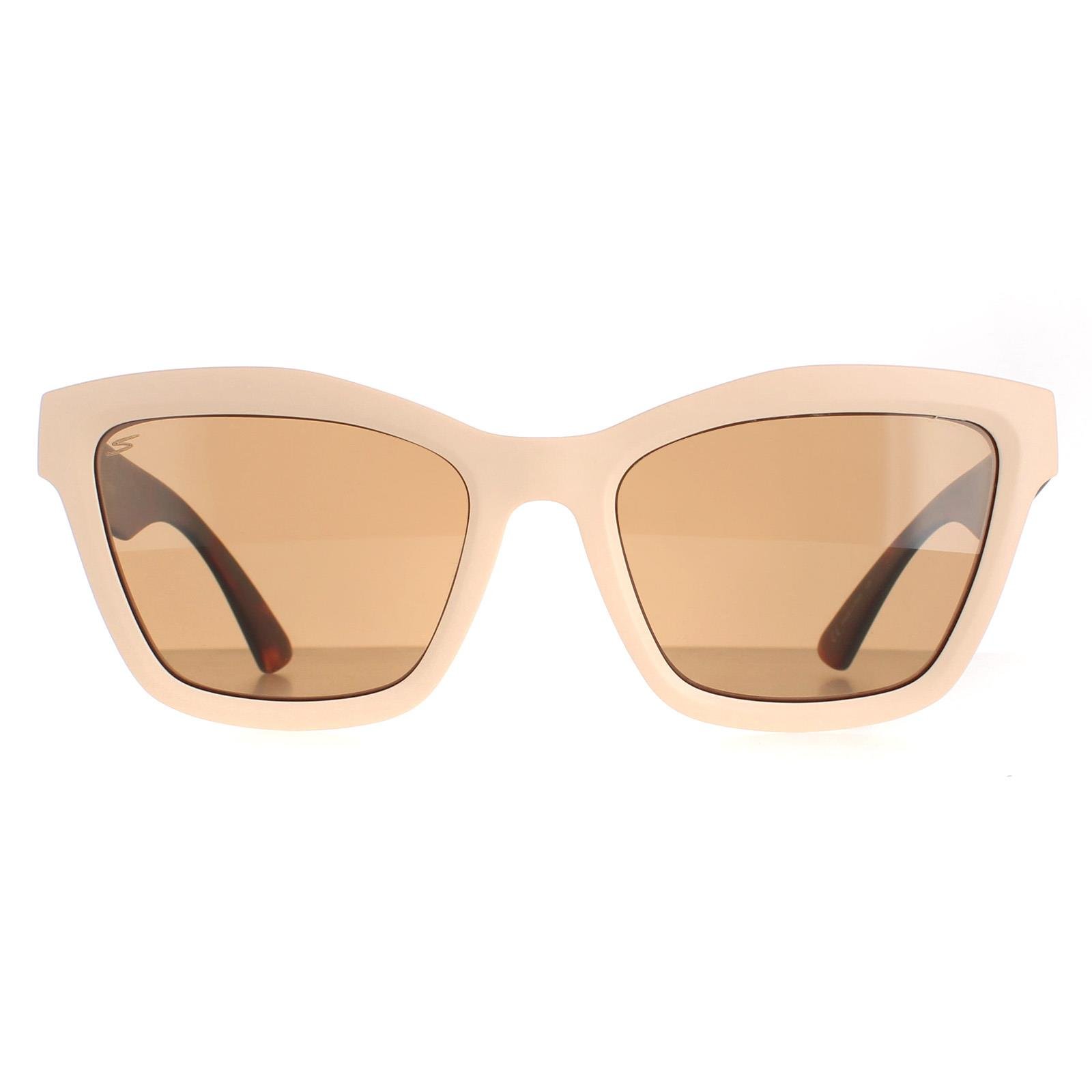 Serengeti Square Womens Matte Nude Tortoise Saturn Polarized Drivers Rolla