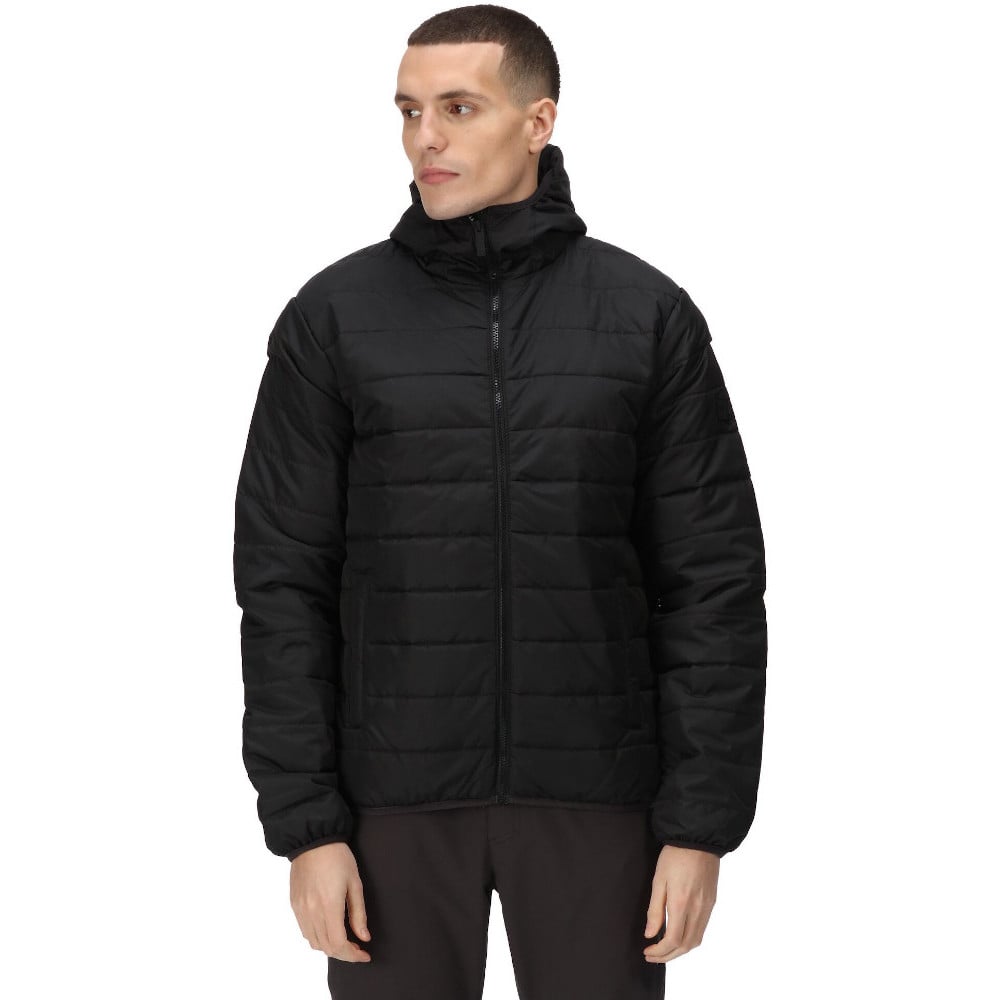 Regatta Mens Helfa Insulated Warm Quilted Hooded Jacket