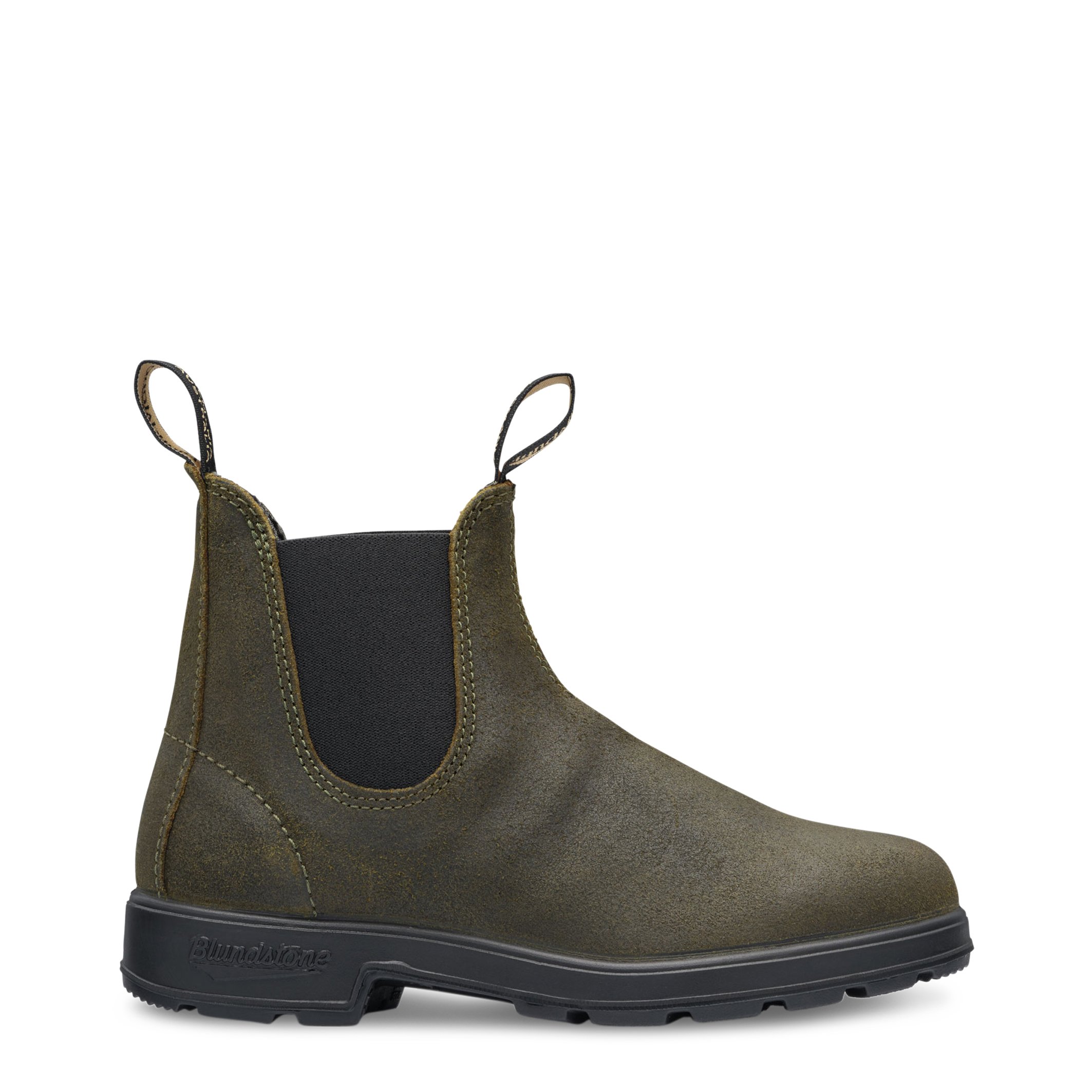 Blundstone #1615 Donker Olijf Suède Chelsea Laars