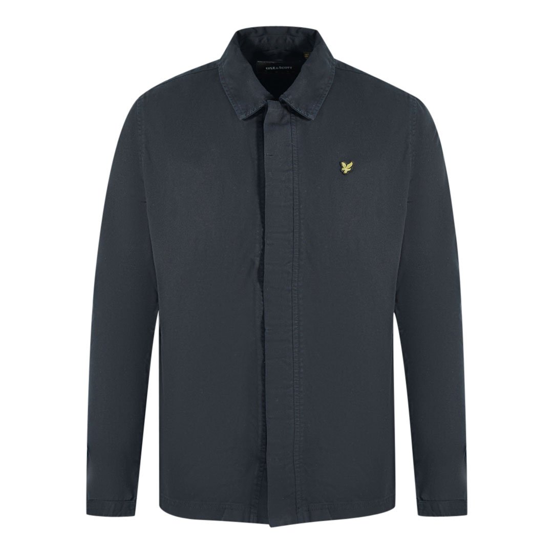 Lyle & Scott Overshirt Uomo Spazzolato | Camicia Jeans Pesante Con Tasche | Giacca Leggera Autunno - 2
