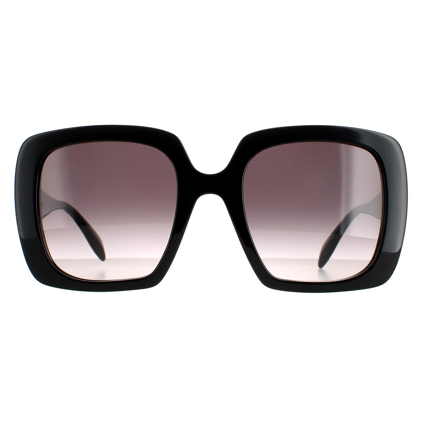 Alexander McQueen Square Womens Black Grey Gradient AM0378S