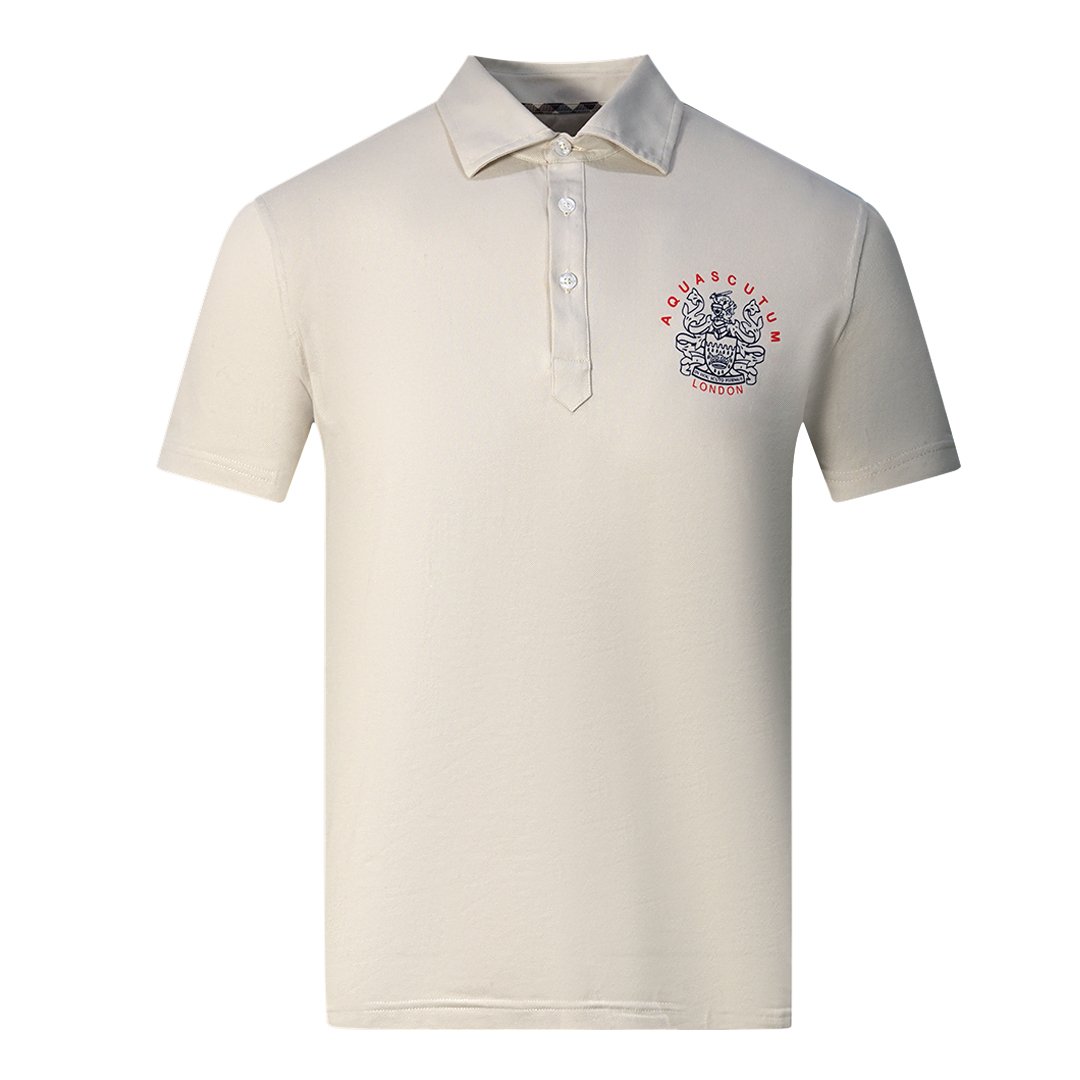 Aquascutum London Aldis Brand Logo White T-Shirt main image 0