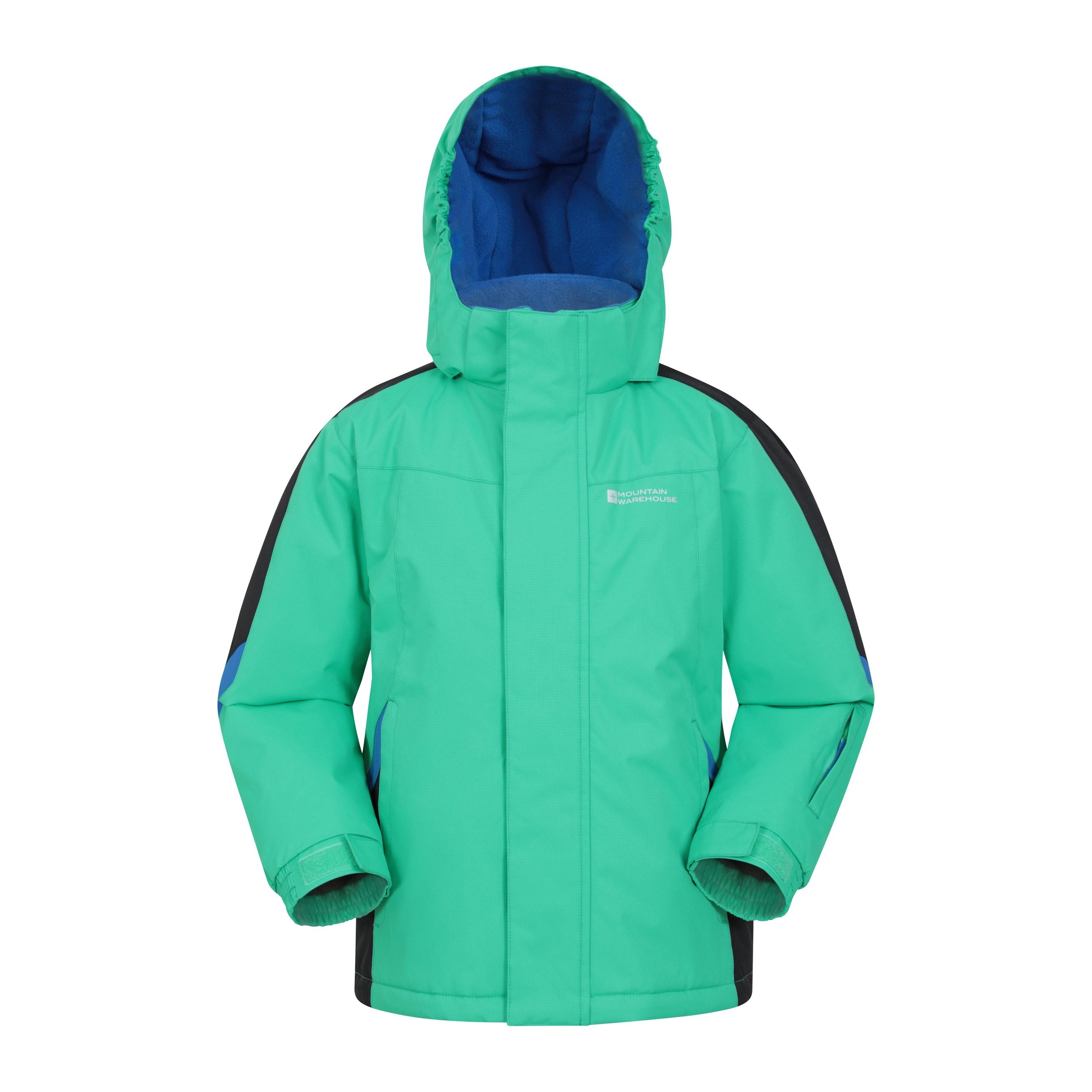 Mountain Warehouse Childrens/Kids Raptor Snow Ski Jacket (Bright Green)
