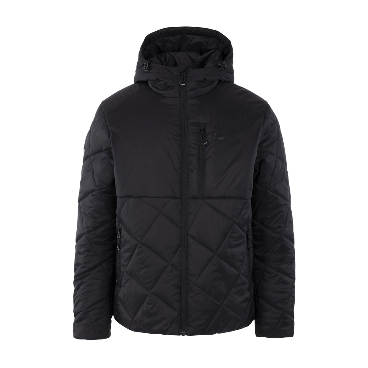 Trespass - "Dalesford" Jacke mit Kapuze für Herren - Leger (Schwarz)