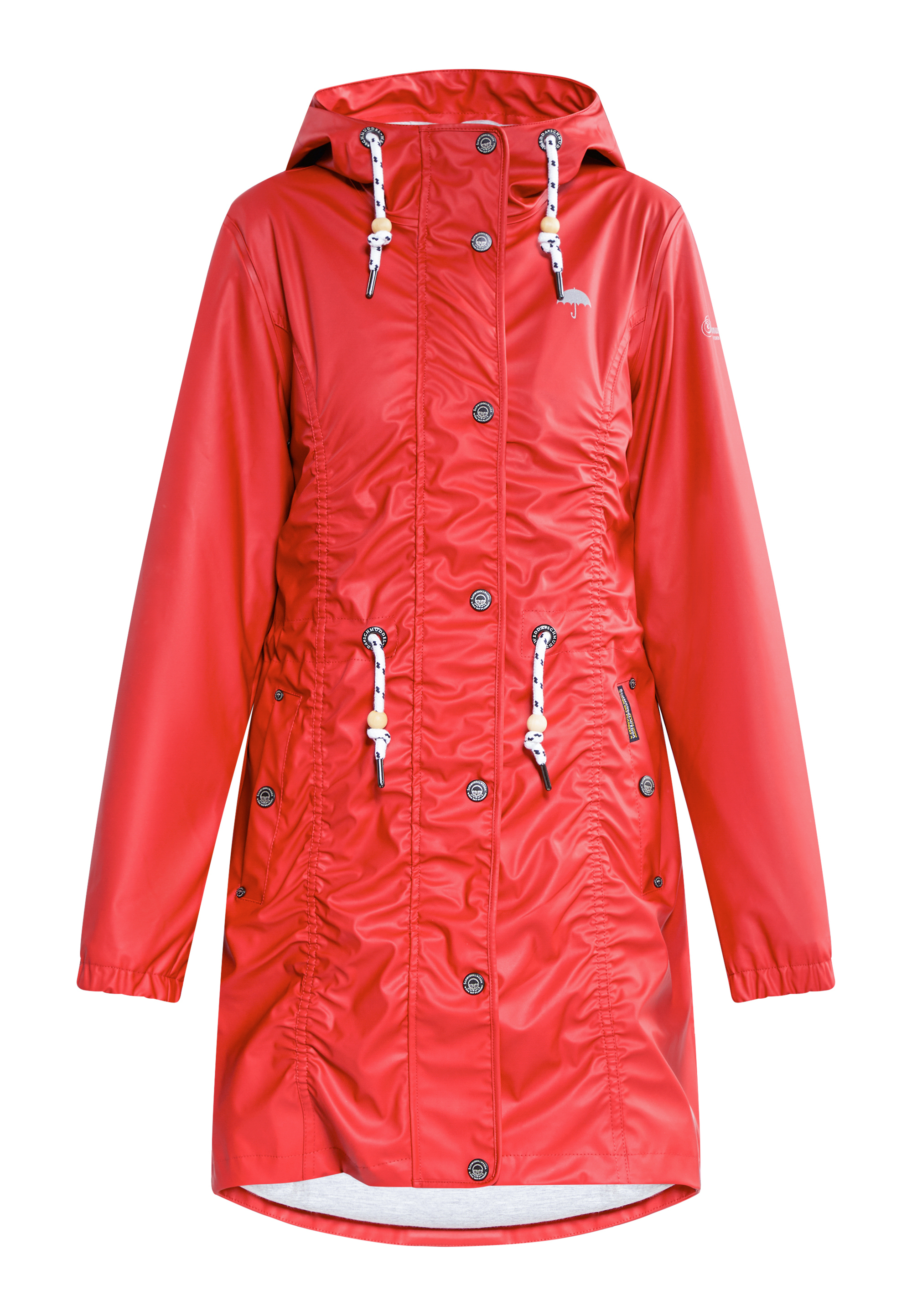 Amazon Schmuddelwedda Regenjacke Damen Rot Schmuddelwedda Parka