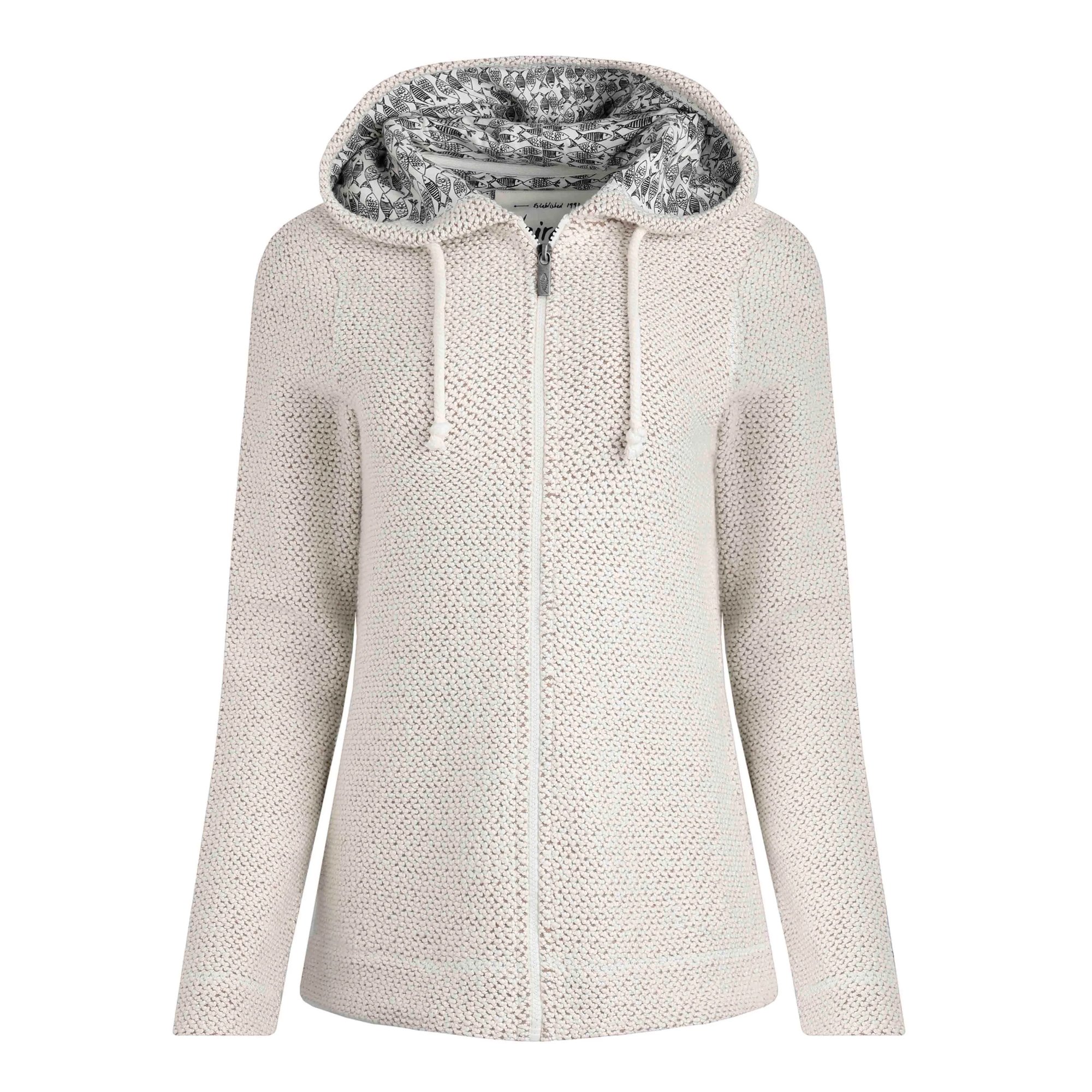 Sweat Weird Fish Chicoa Femme Bleu 1/4 Zip Taille S - Parfait état