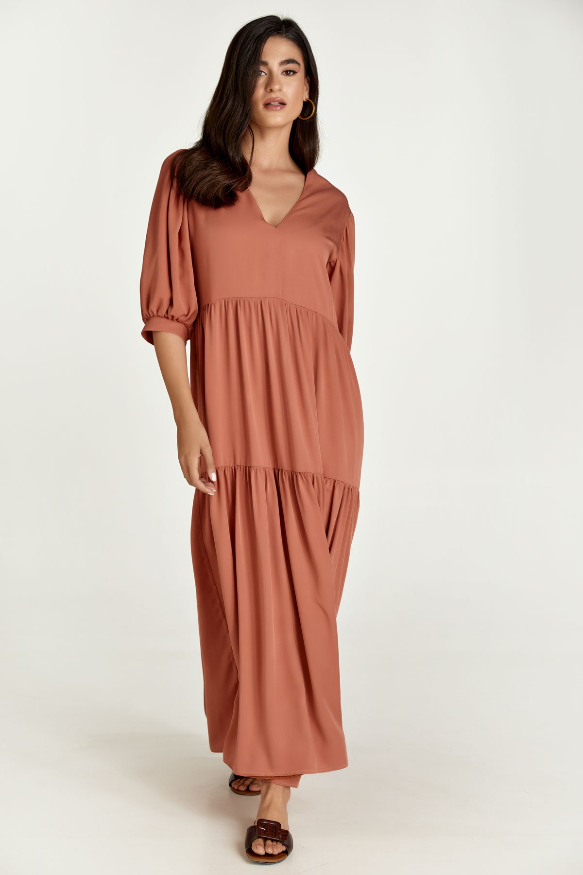 chinese dress ladies SCOMCHIC Womens Plus Size Wedding Guest Dresses Long Sleeve Faux Wrap V  Neck Belted A-Line Flowy Maxi Cocktail Dress Lake Blue at Amazon Women's  Clothing store main image 0
