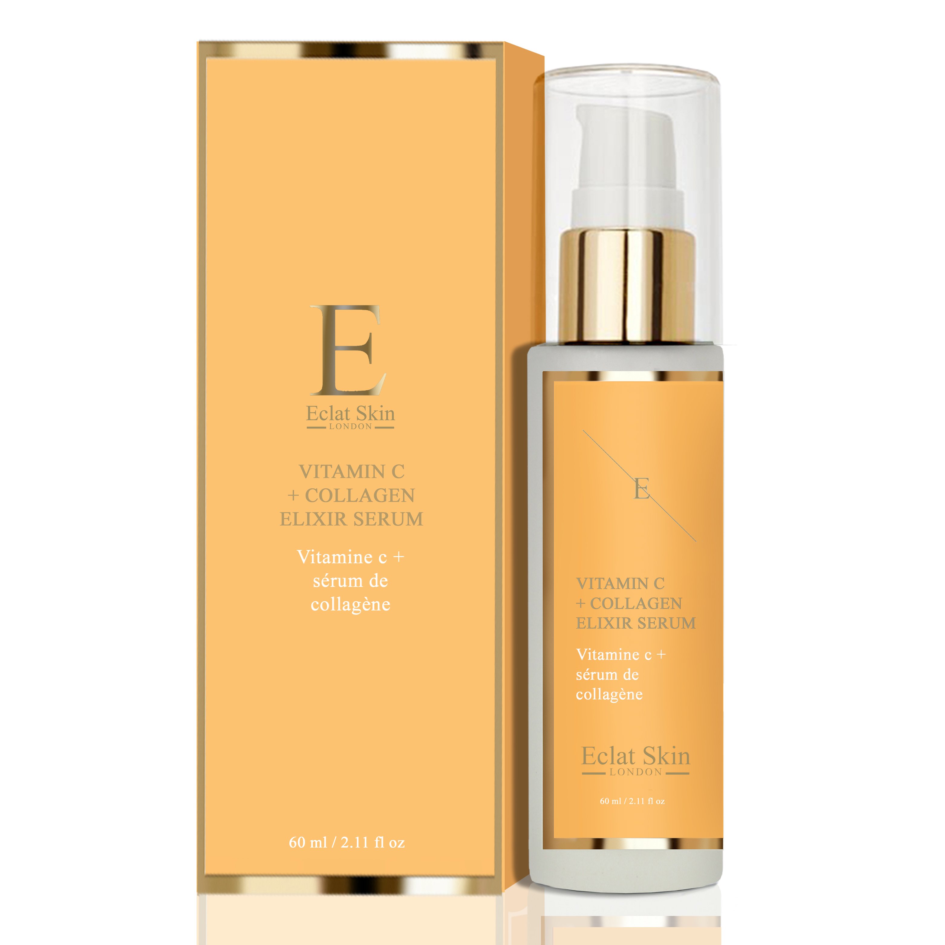 Eclat Skin London VITAMIN C + COLLAGEN ELIXIR SERUM 60ML