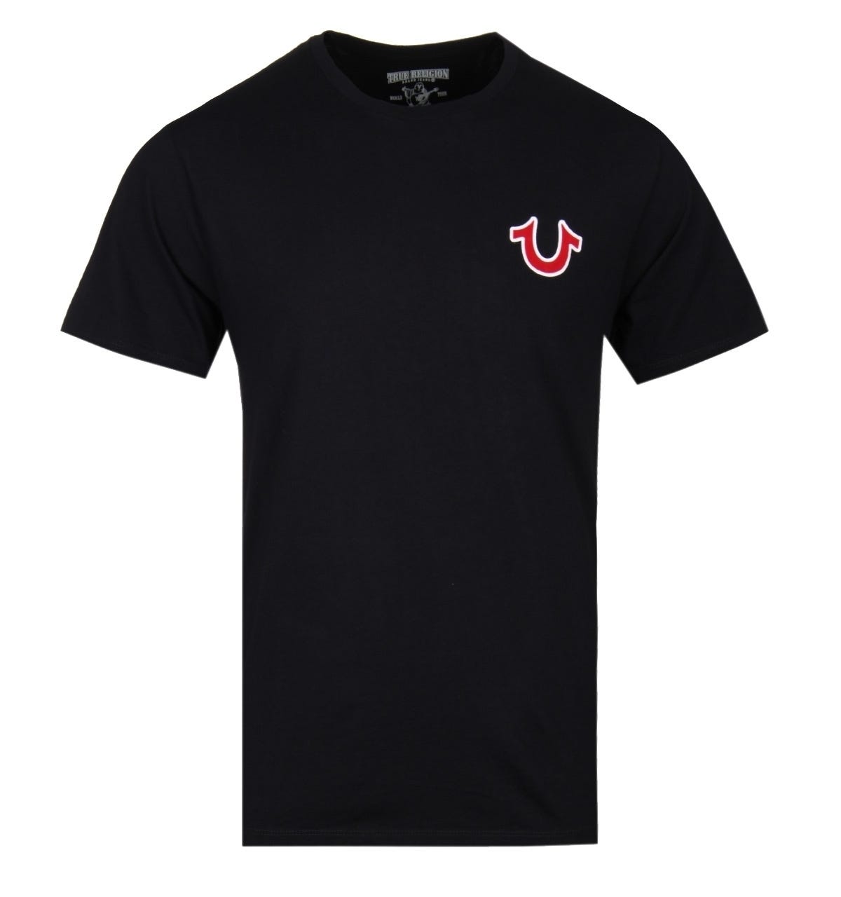 True religion red and black discount shirt