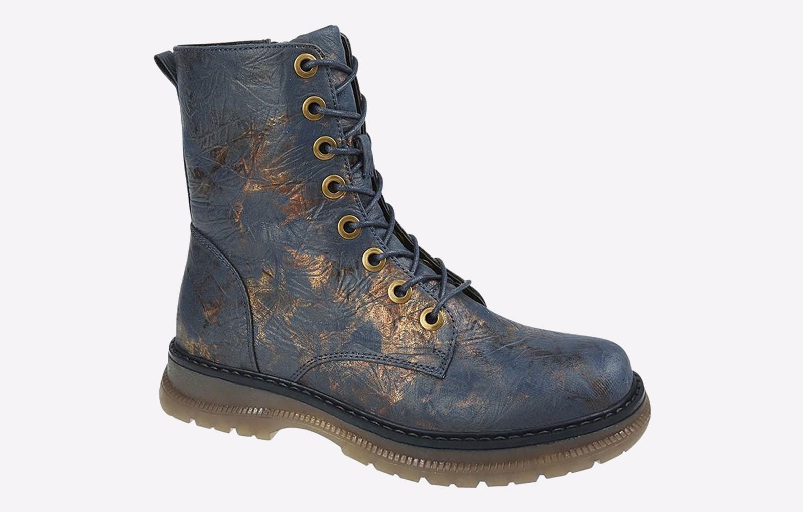 Bottines Cipriata Annetta Pour Femme - 8 œillets, Fermeture éclair Latérale - En élastomère Thermoplastique, Style Urbain