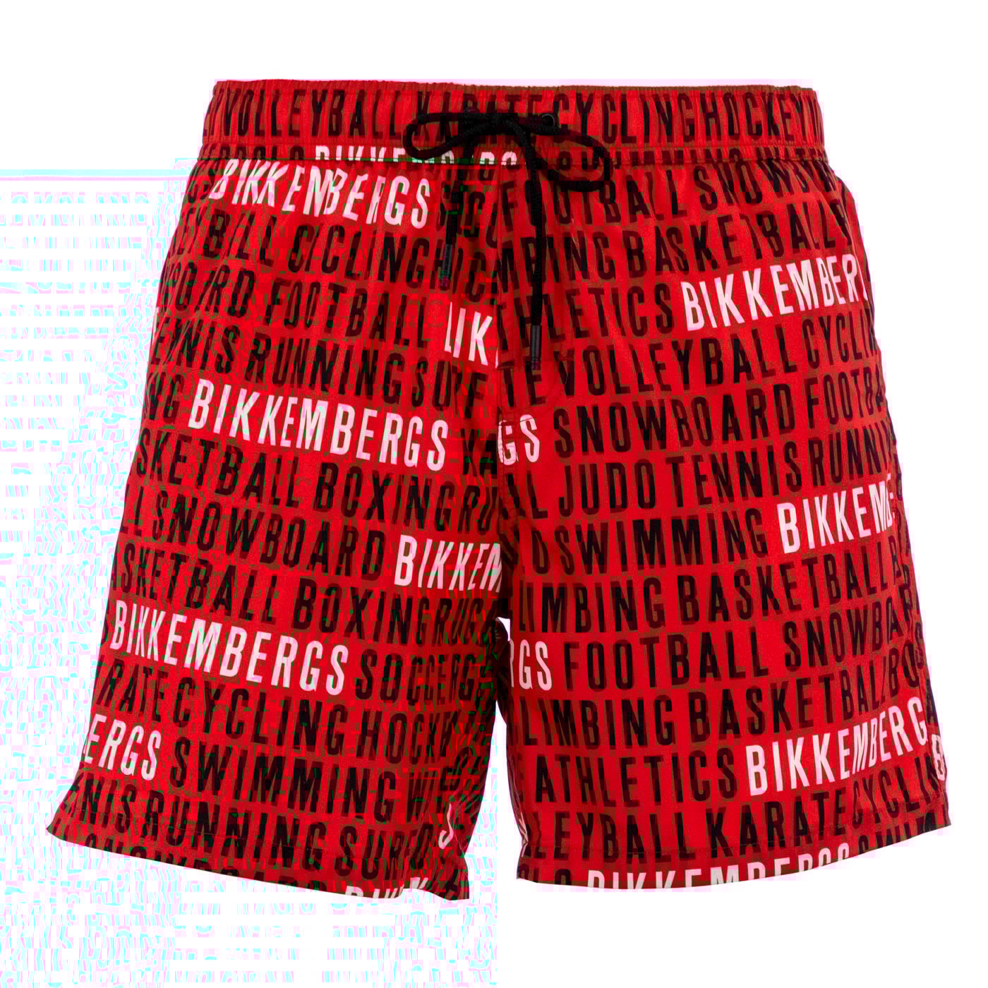 Bikkembergs Homme Maillots de bain Allover Rouge