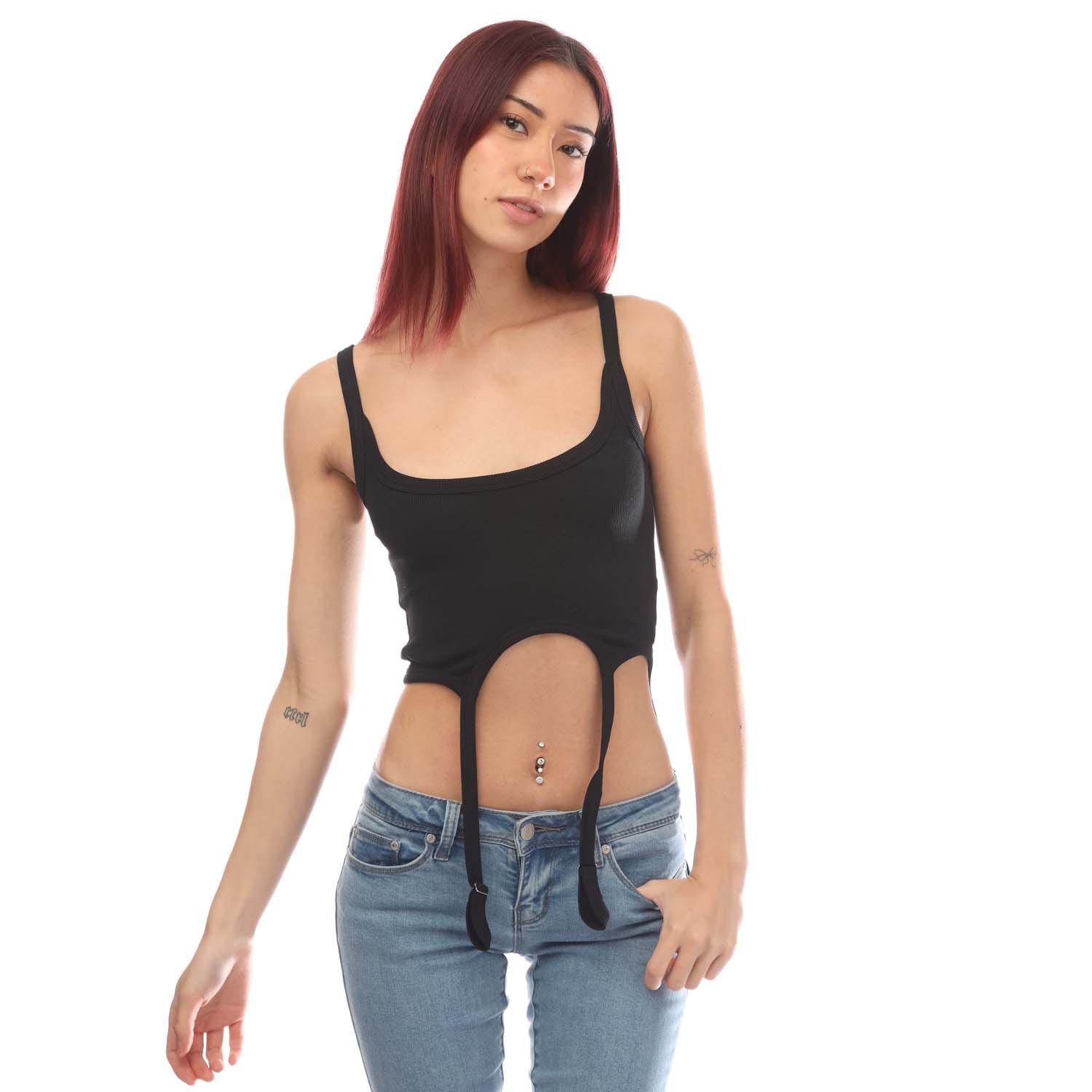 Women's Heron Preston Hooks Tank Top in Black