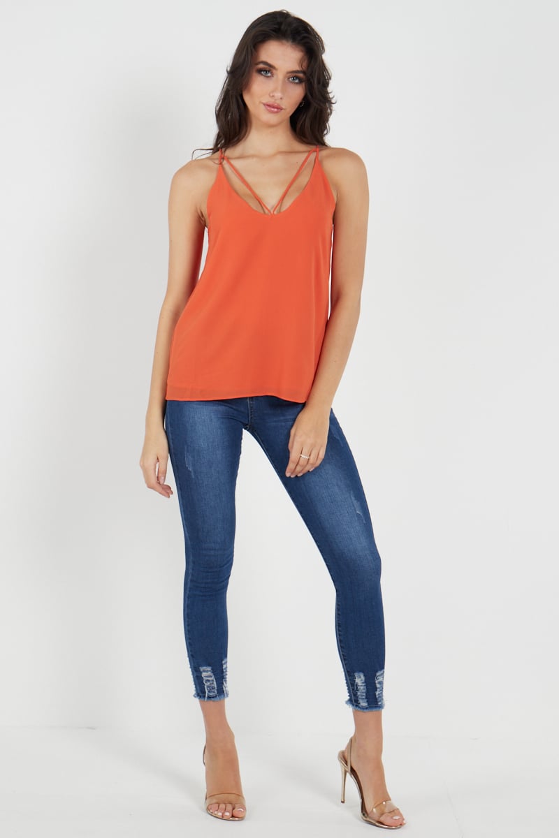 Schlichtes Riemchen-Cami-Top