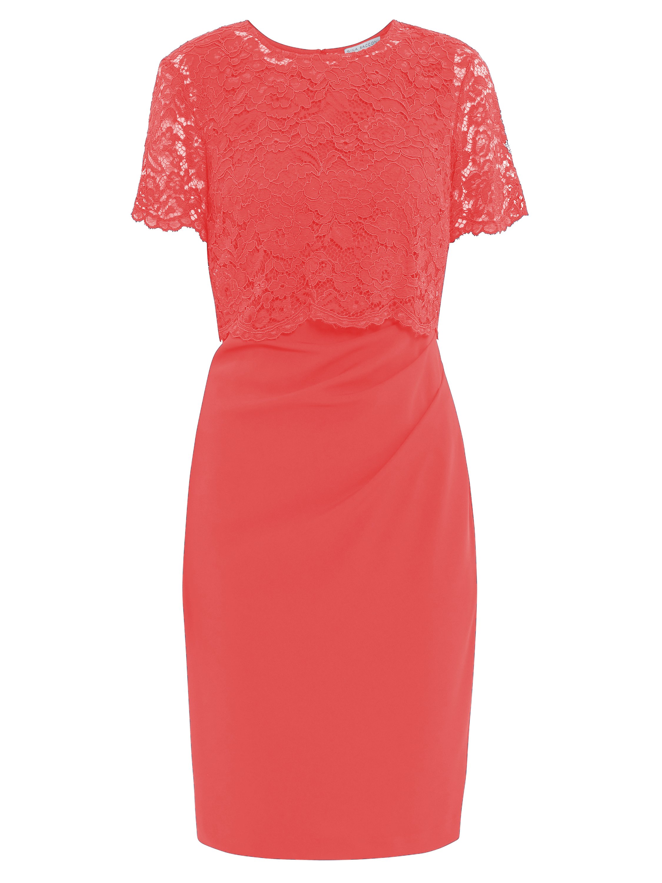Gina bacconi moss crepe dress store