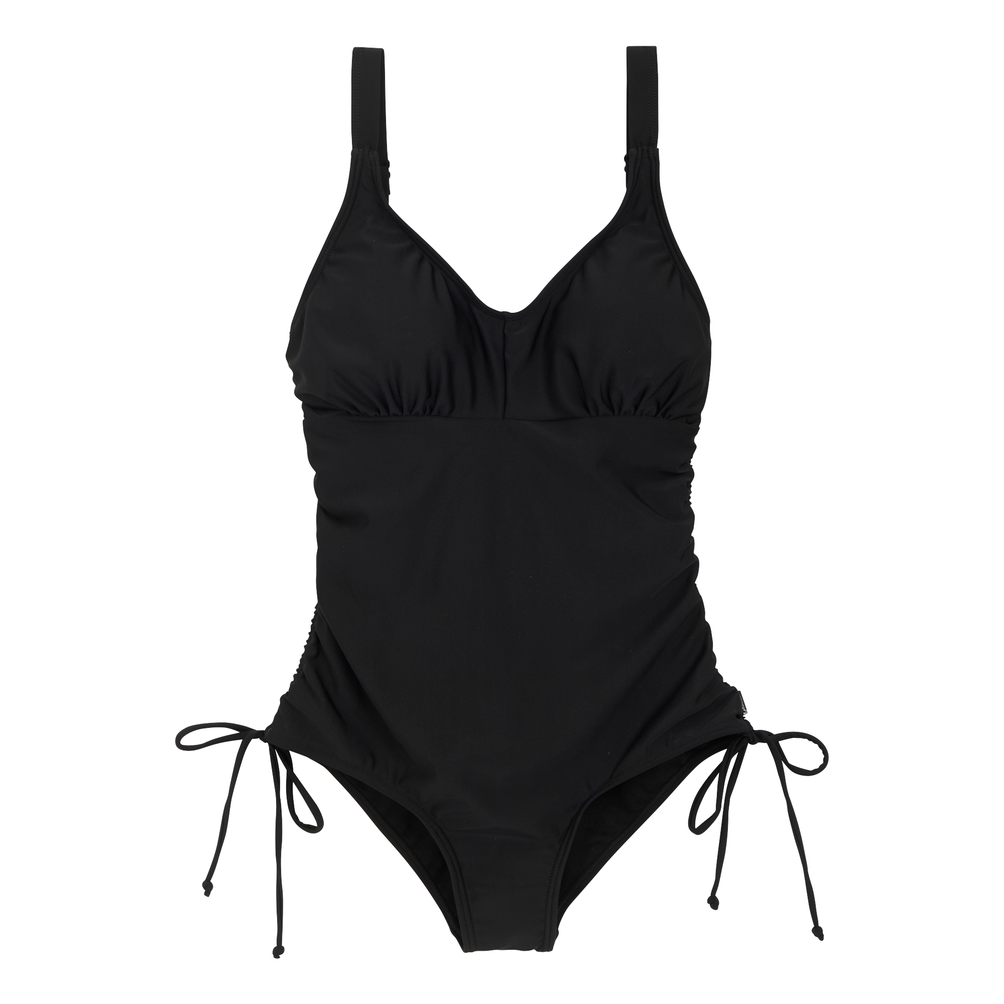 Regatta Womens/Ladies Alinae Plain One Piece Swimsuit (Black)