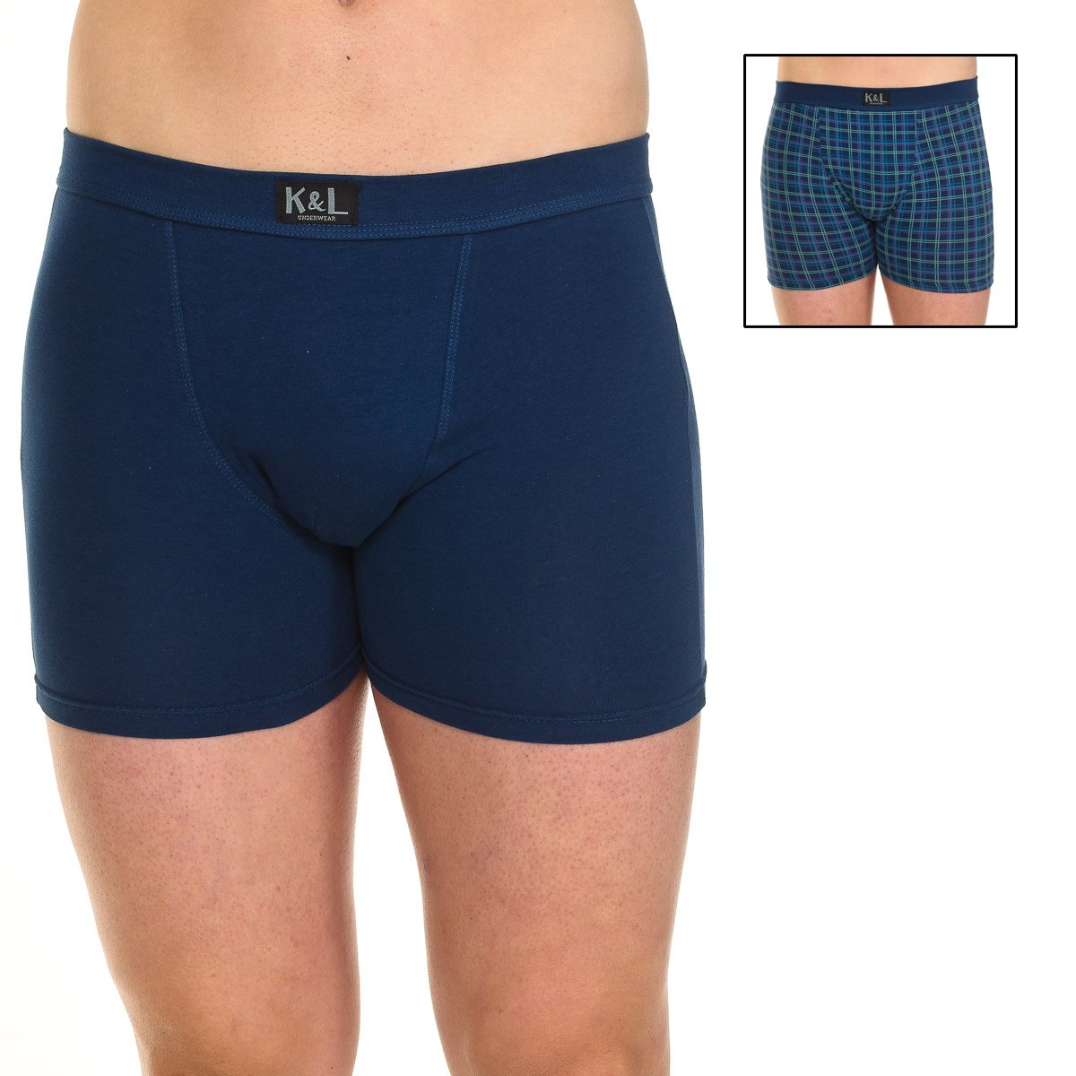 Pack-2 Basic Boxers with breathable fabric KL2009 men