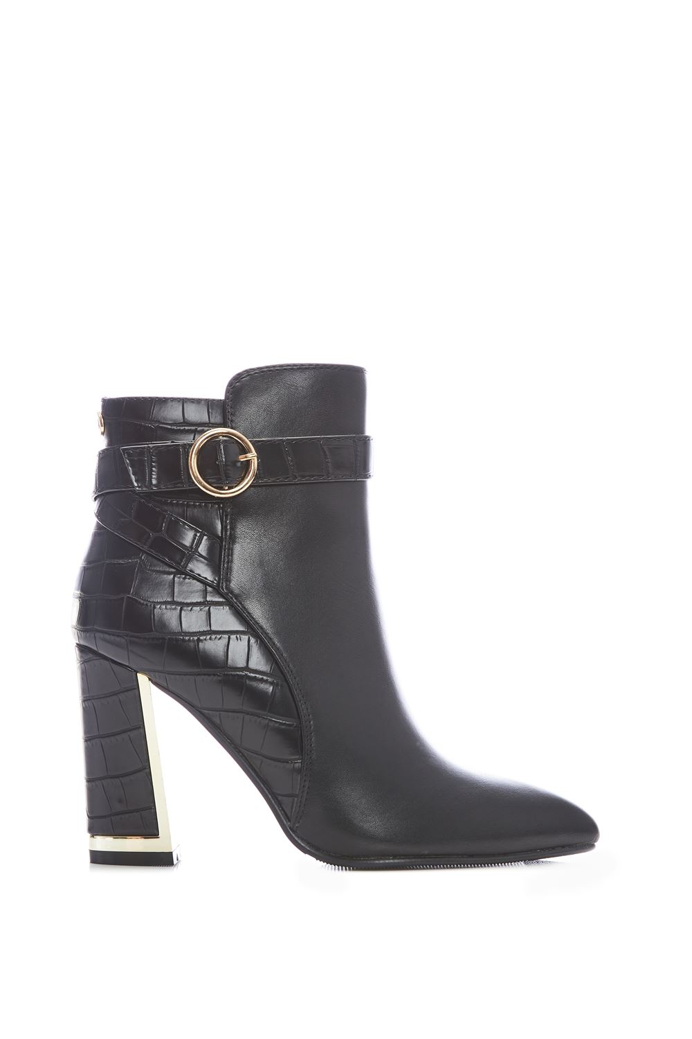 'Kirsten' Black Porvair Porvair Ankle Boots