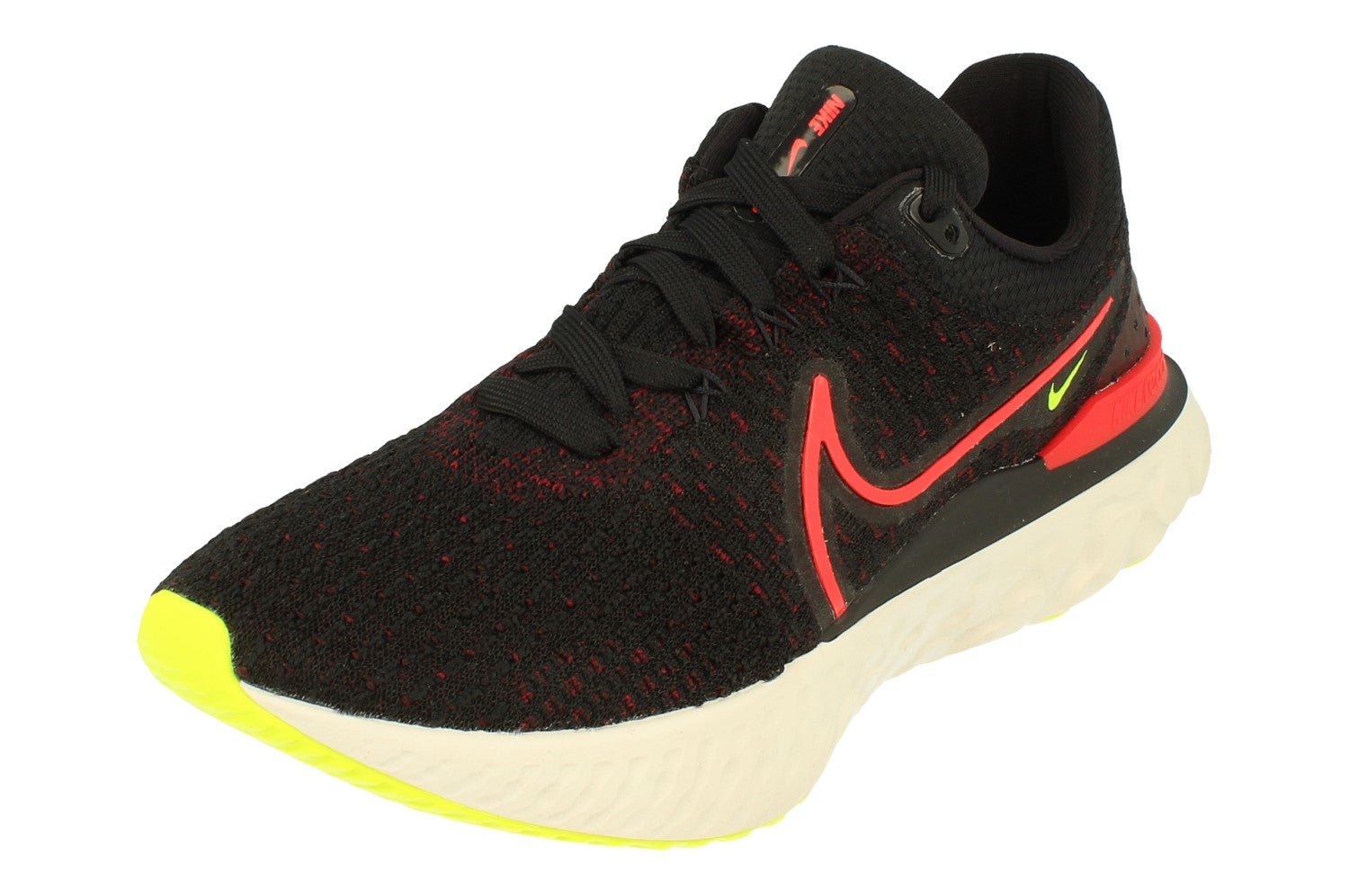 Nike Mens React Infinity Run Fk 3 Running Shoes Black Grey main image 0