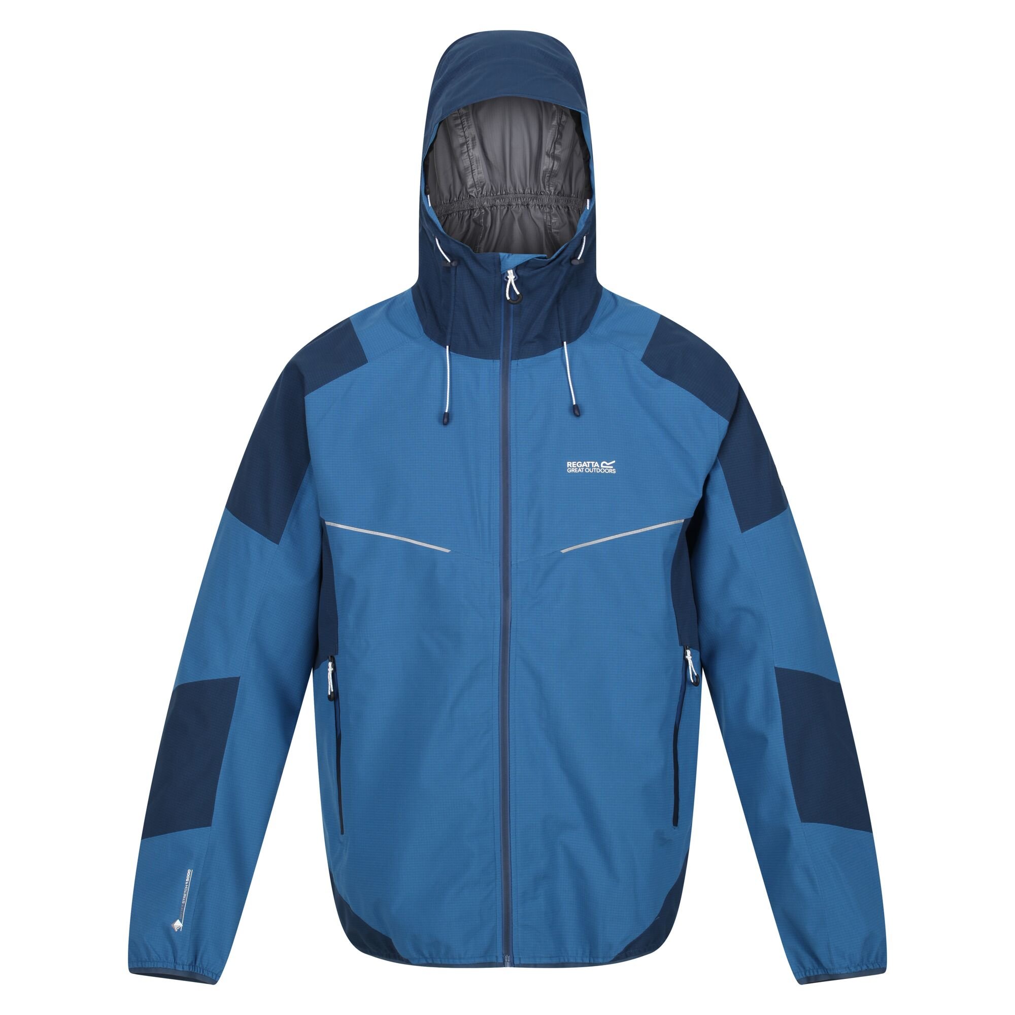 Regatta Mens Imber VII Waterproof Jacket Dynasty Blue Moonlight