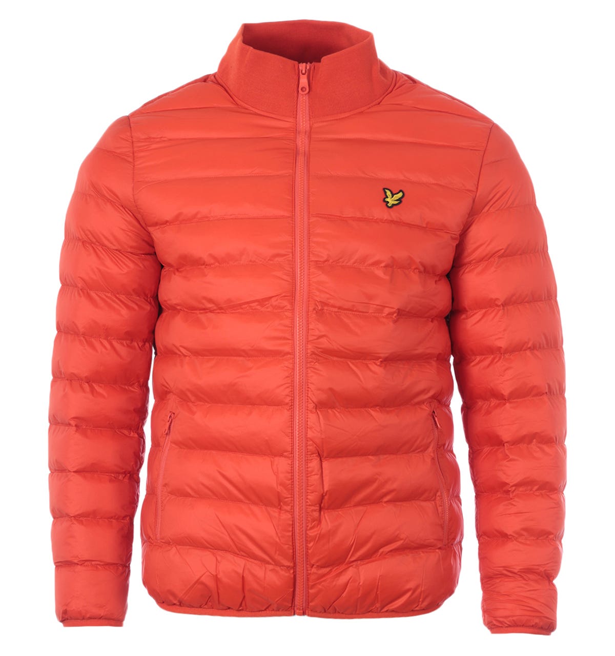 Orange packable shop down jacket