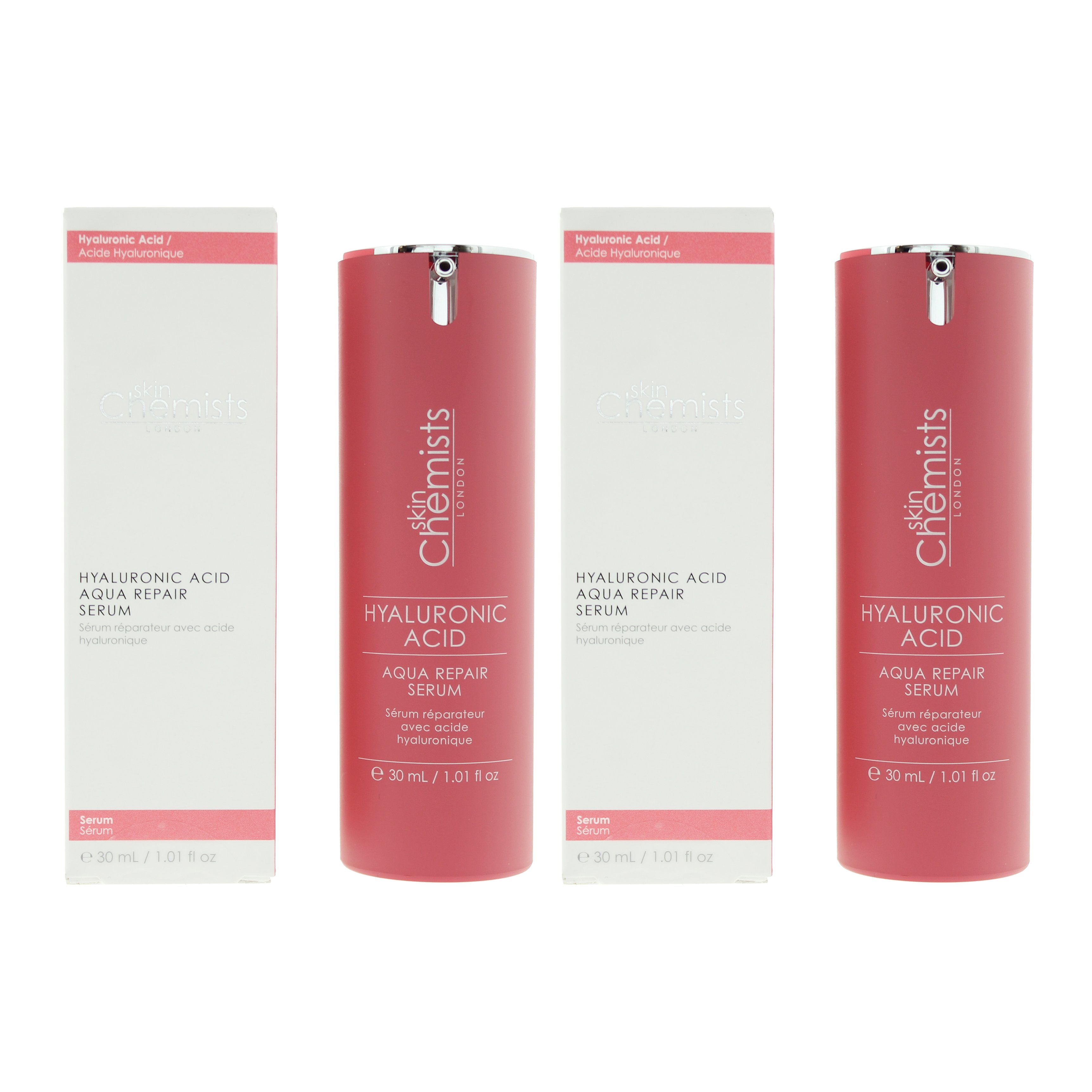 Skin Chemists Hyaluronic Acid Aqua Repair Serum 30ml X 2