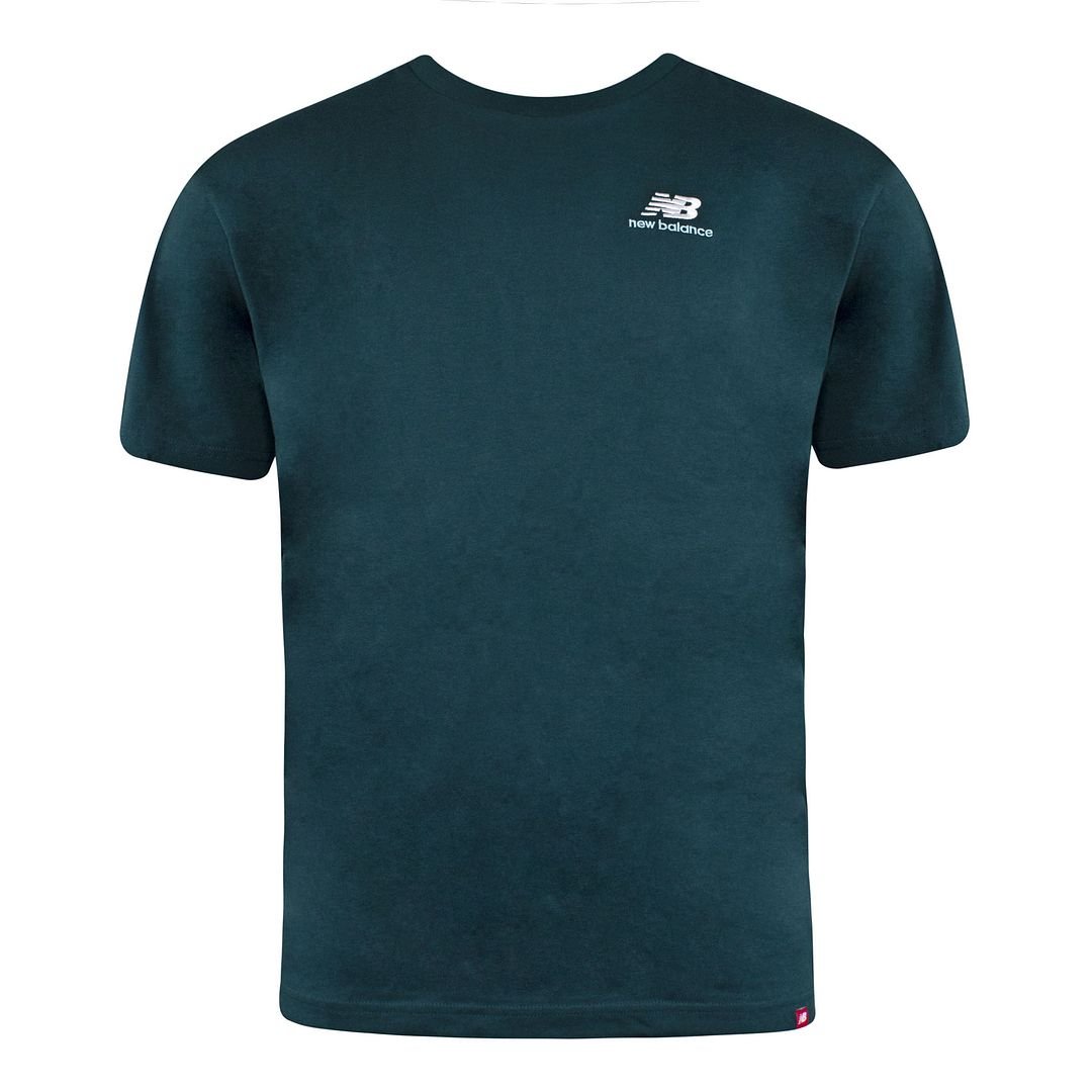 New Balance Korte Mouw Trek Heren Essentials Geborduurd T-shirt