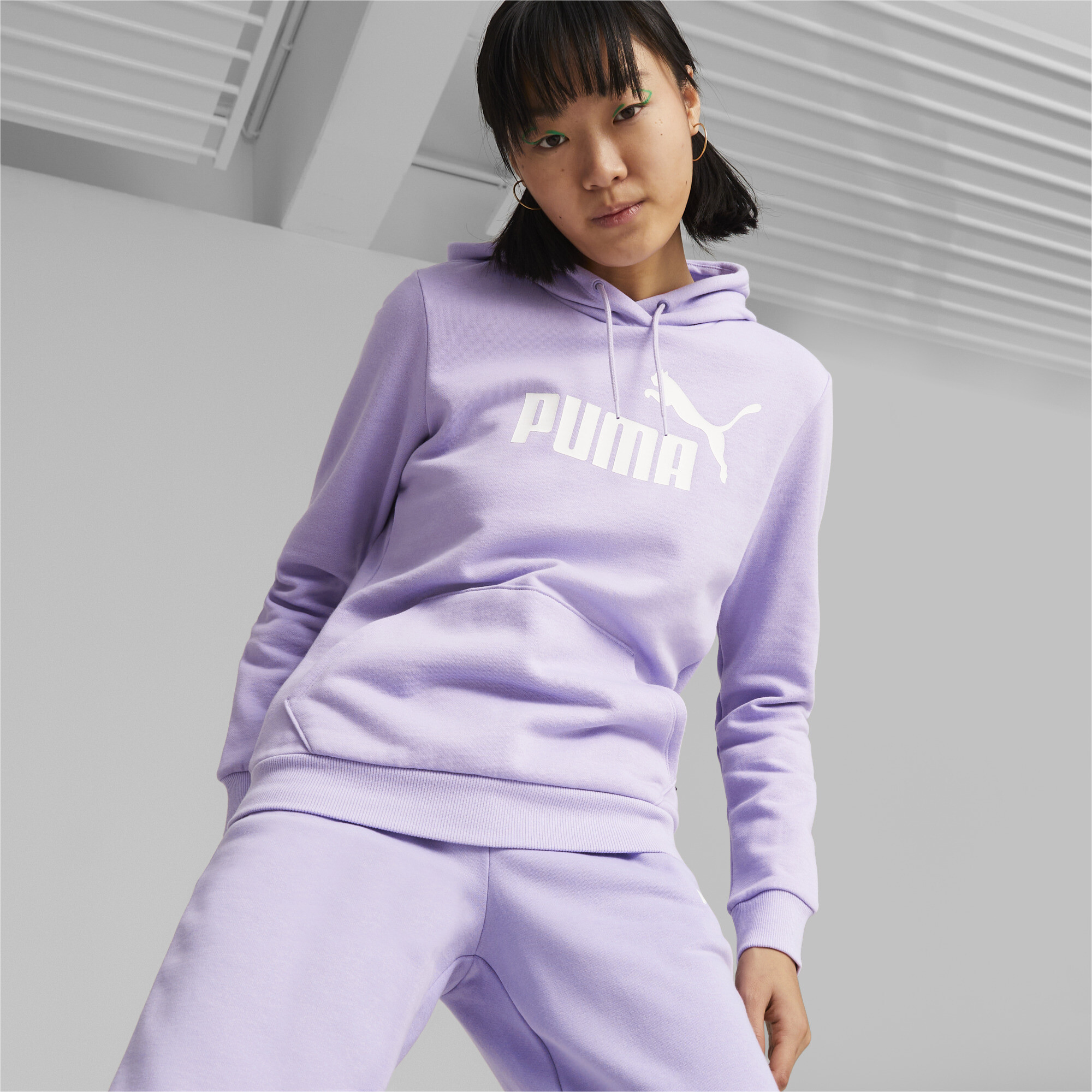 Light purple puma hoodie 2025