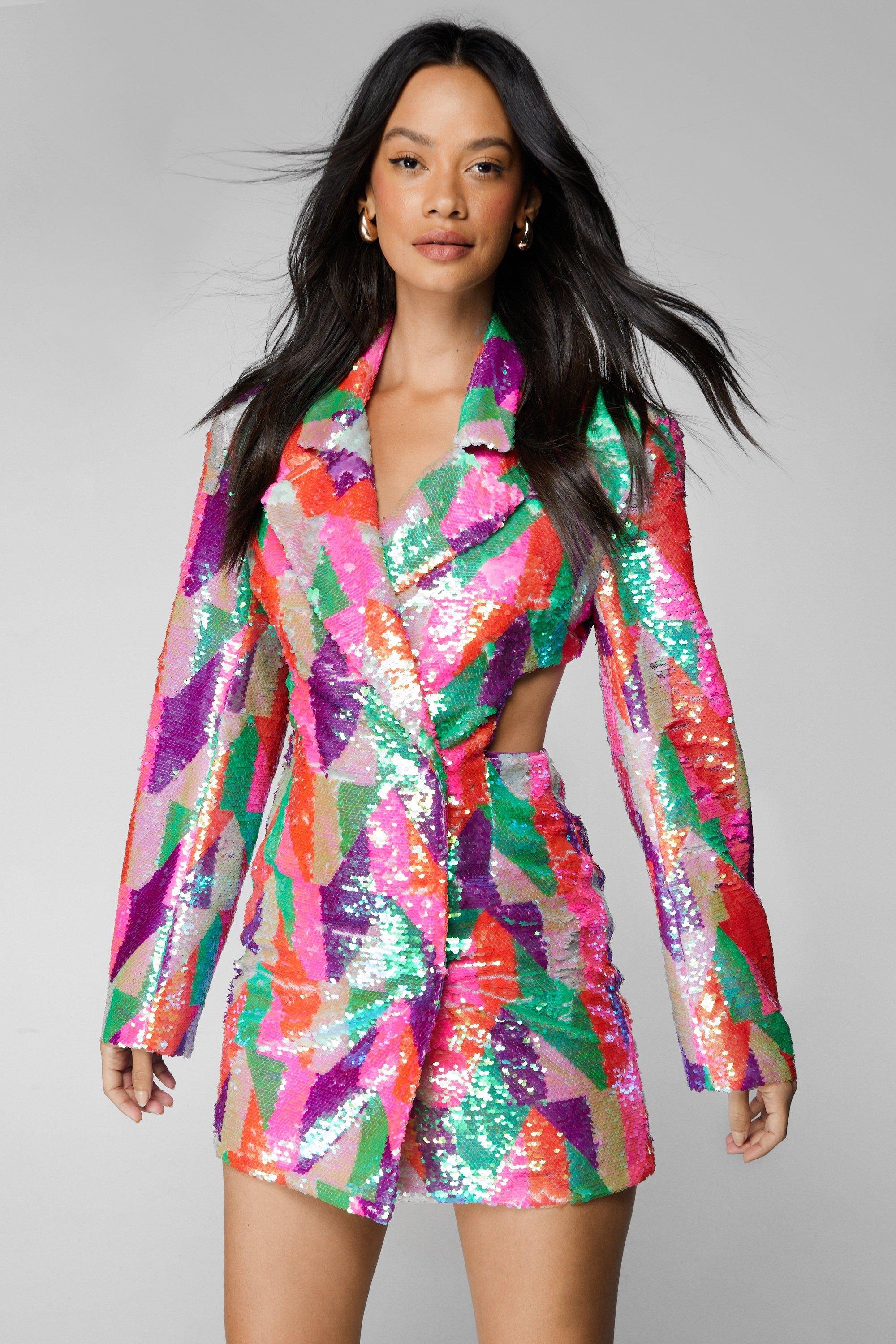 Laundry sequin blazer dress new arrivals